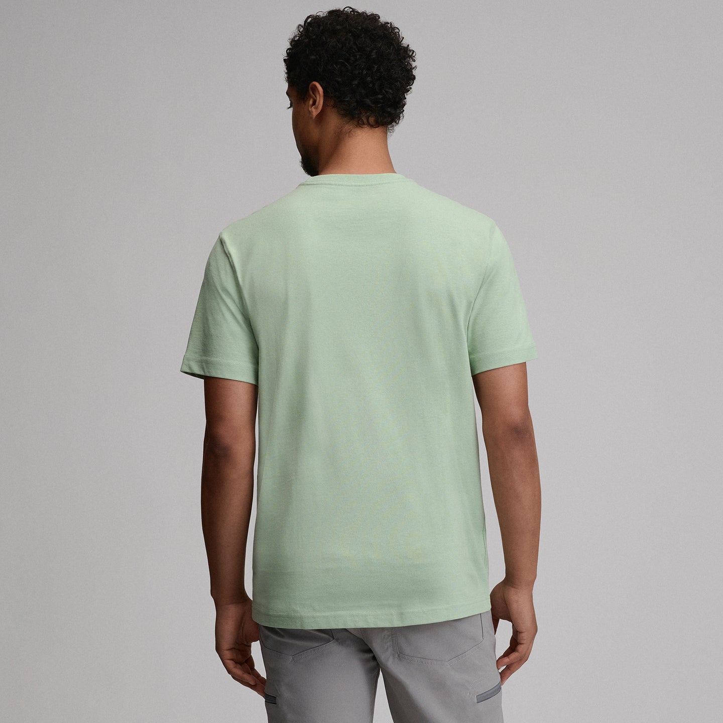Men's Legend Wash 100% Cotton Short-Sleeve Classic T-Shirt-Limestone-30
