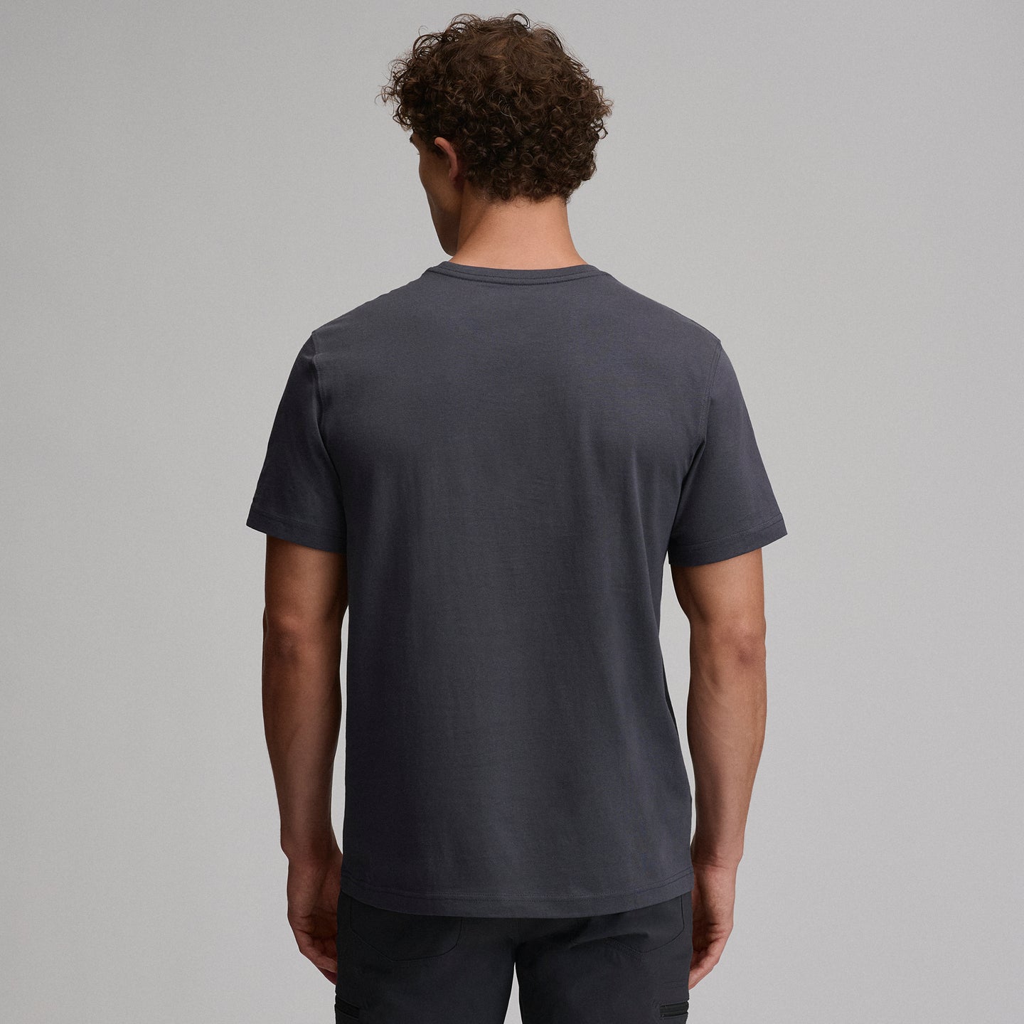 Men's Legend Wash 100% Cotton Short-Sleeve Classic T-Shirt-Midnight Navy-34