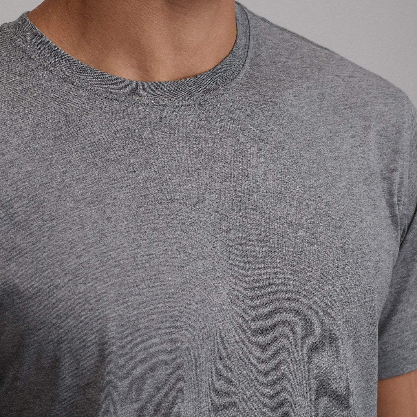 Men's Legend Wash 100% Cotton Short-Sleeve Classic T-Shirt-Med Htr Gray-39