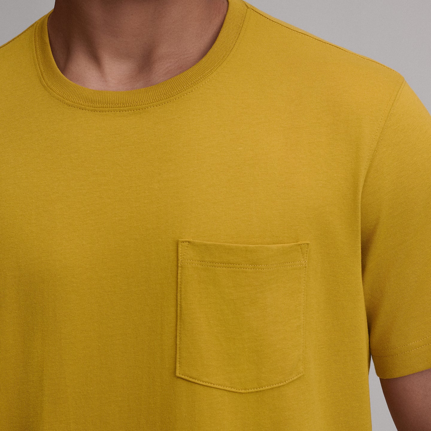 Men's Legend Wash 100% Cotton Short-Sleeve Pocket T-Shirt-Golden Oak-3