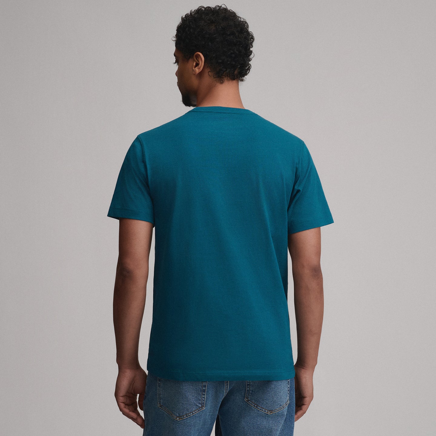 Men's Legend Wash 100% Cotton Short-Sleeve Pocket T-Shirt-Meridian Blue-6