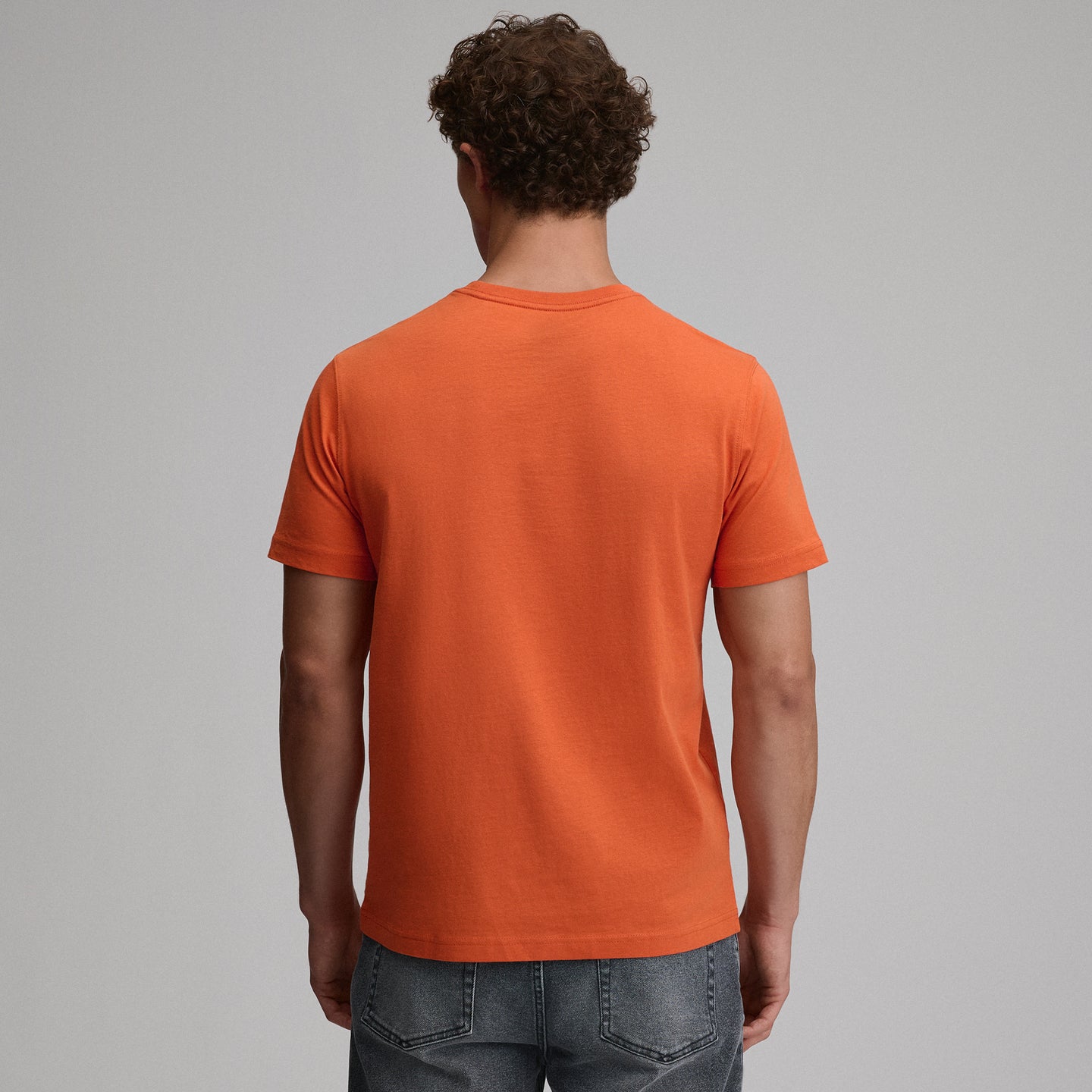 Men's Legend Wash 100% Cotton Short-Sleeve Pocket T-Shirt-Carrot-23