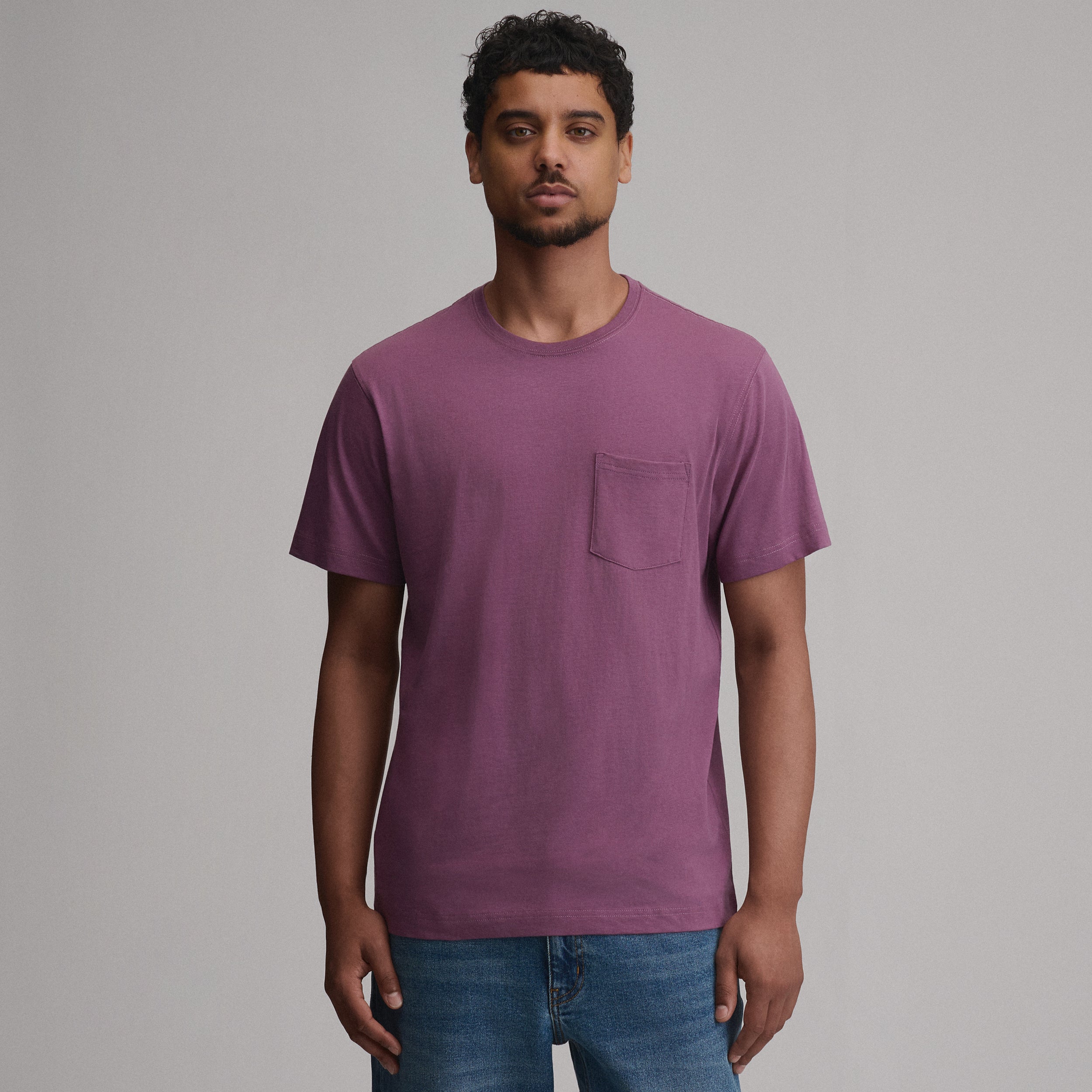 Eddie Bauer Men's SS Lw Cotton Pocket Tee