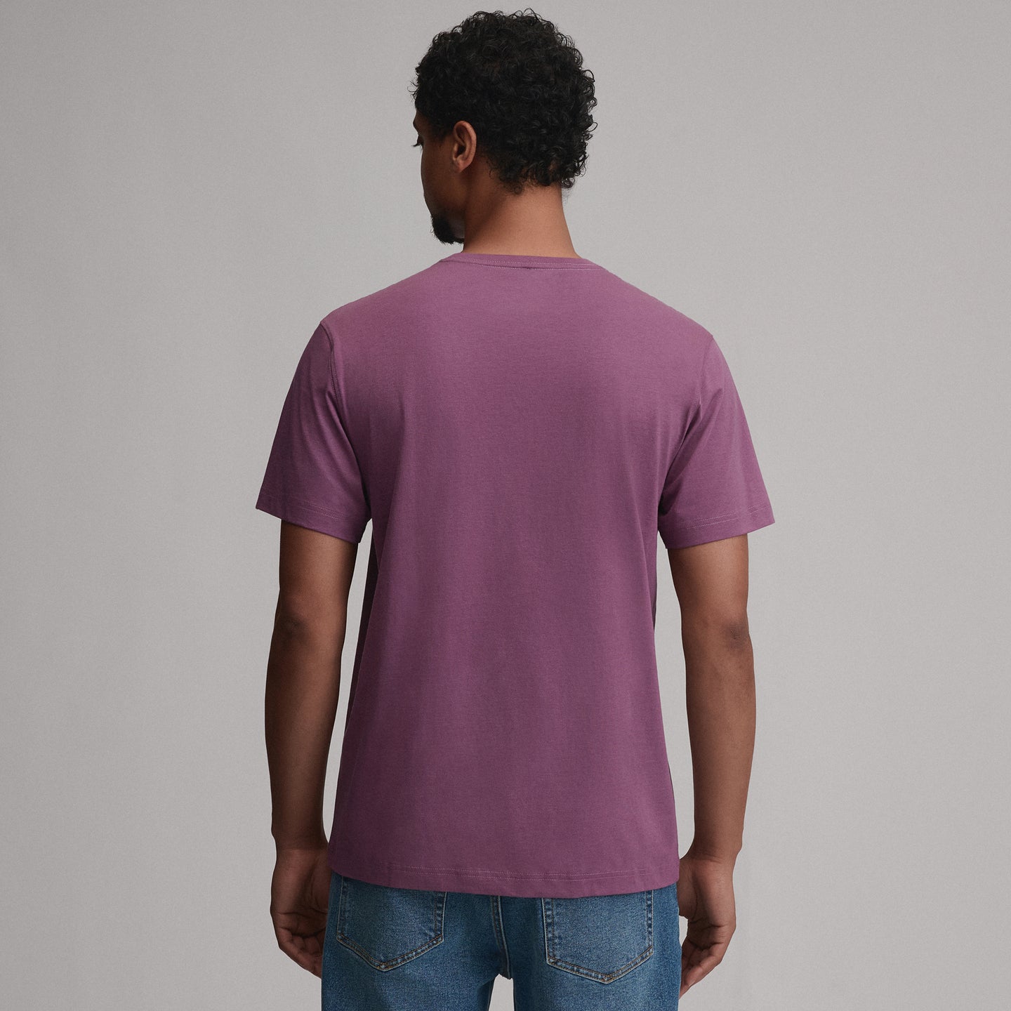 Men's Legend Wash 100% Cotton Short-Sleeve Pocket T-Shirt-Deep Wisteria-18