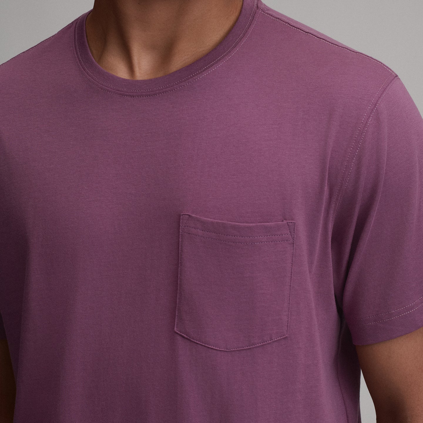 Men's Legend Wash 100% Cotton Short-Sleeve Pocket T-Shirt-Deep Wisteria-19