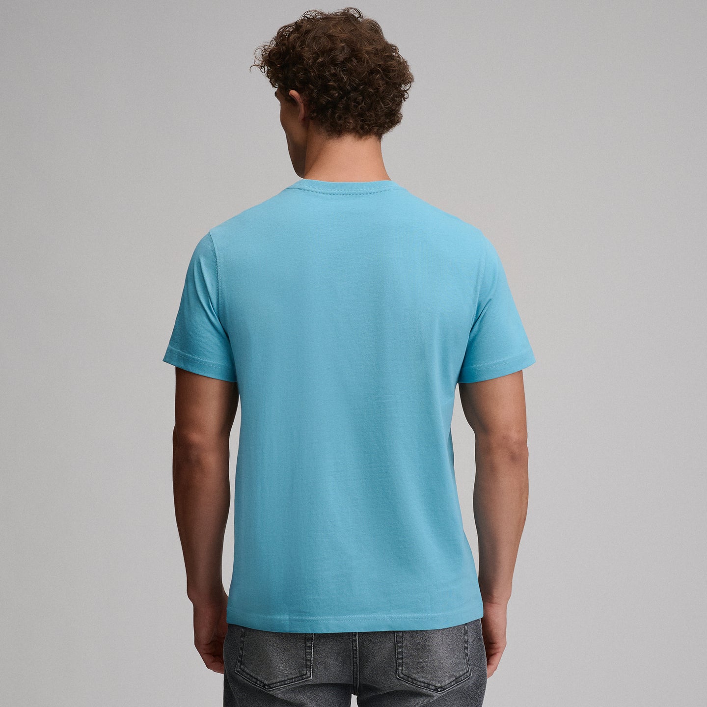 Men's Legend Wash 100% Cotton Short-Sleeve Pocket T-Shirt-Sea Spray-27