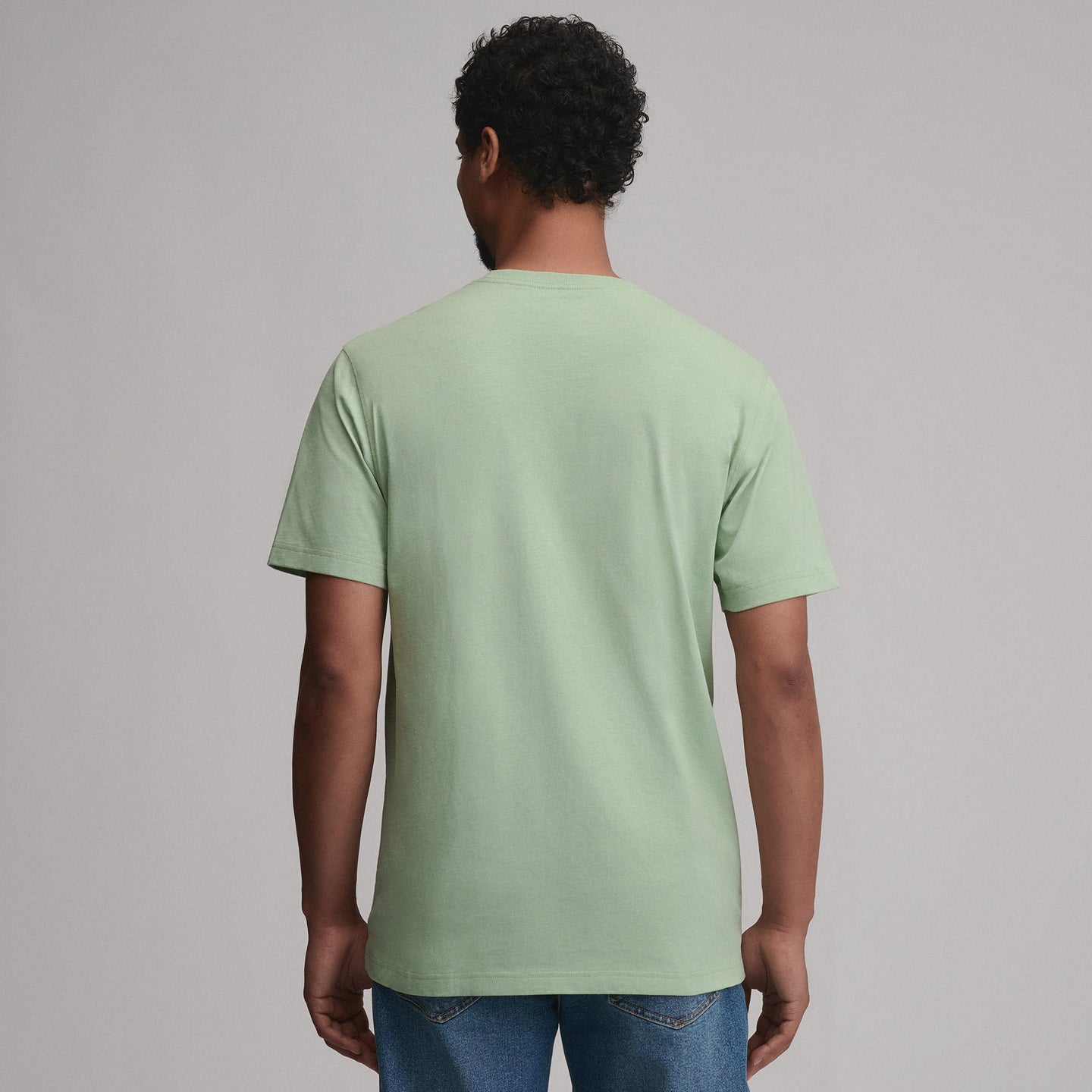 Men's Legend Wash 100% Cotton Short-Sleeve Pocket T-Shirt-Limestone-22