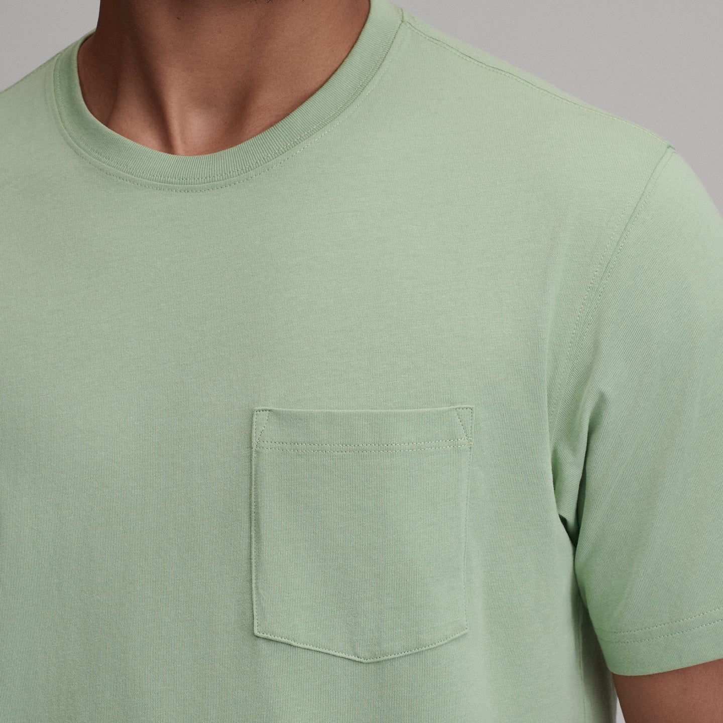 Men's Legend Wash 100% Cotton Short-Sleeve Pocket T-Shirt-Limestone-23