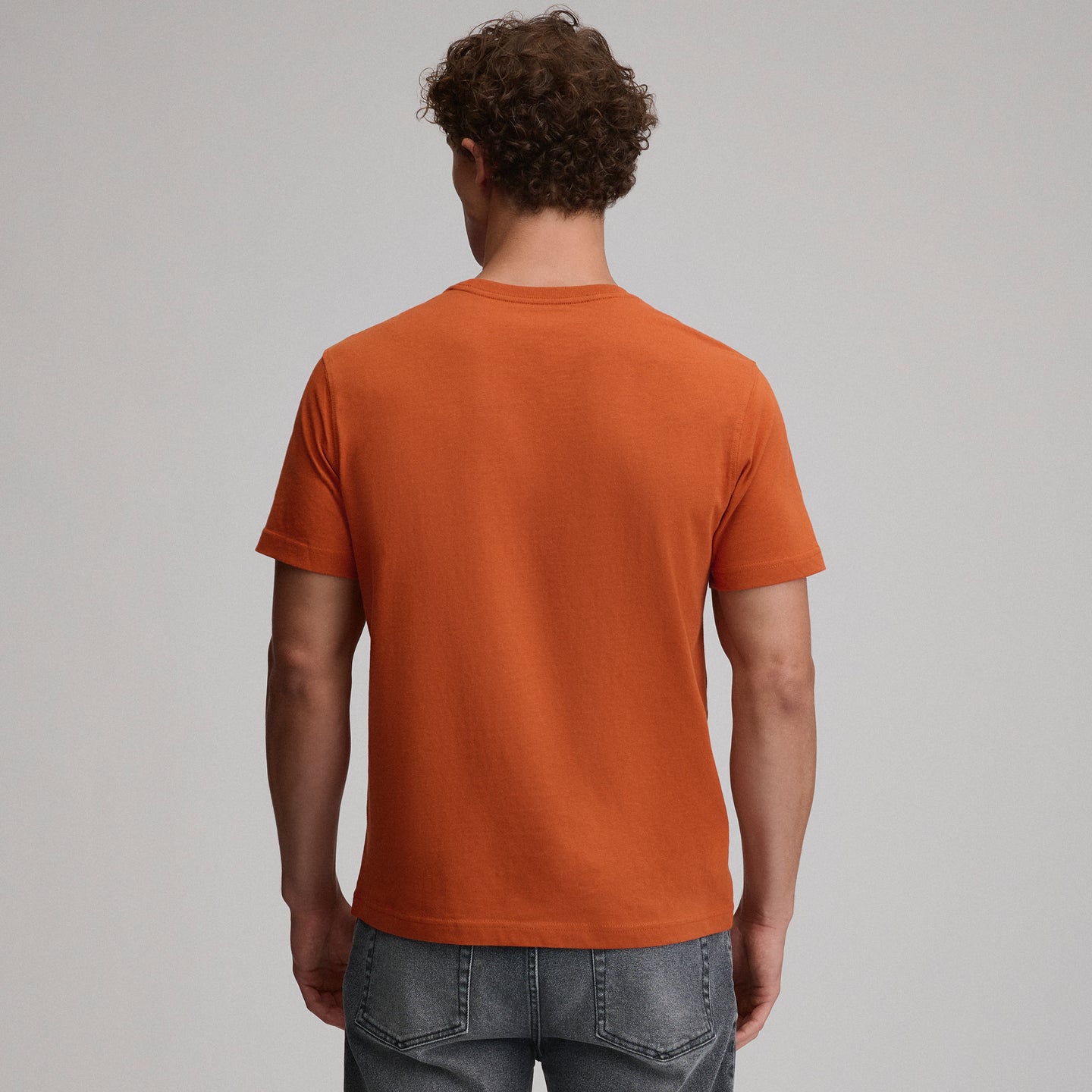 Men's Legend Wash 100% Cotton Short-Sleeve Pocket T-Shirt-Picante-35