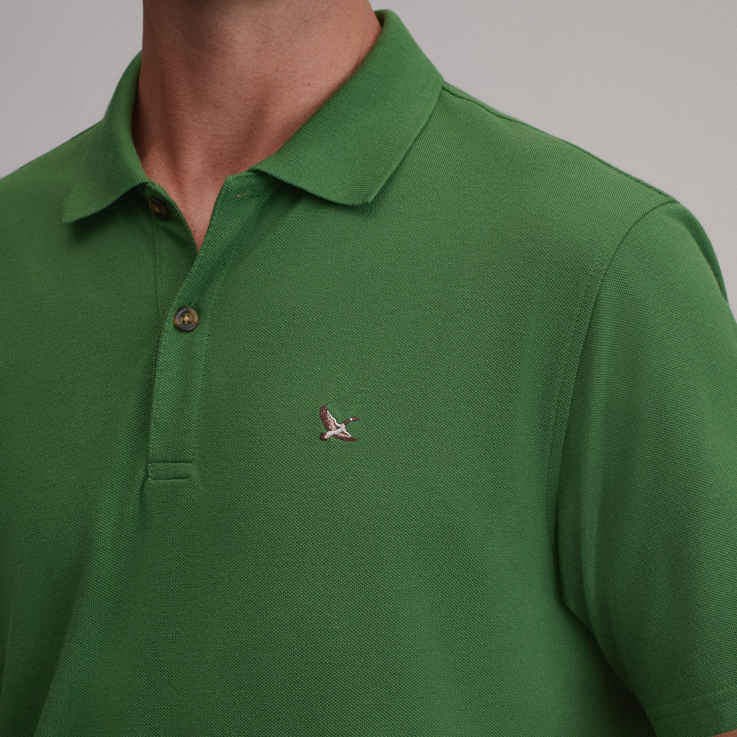Men's Signature Piqué Short-Sleeve Polo-Asparagus-3
