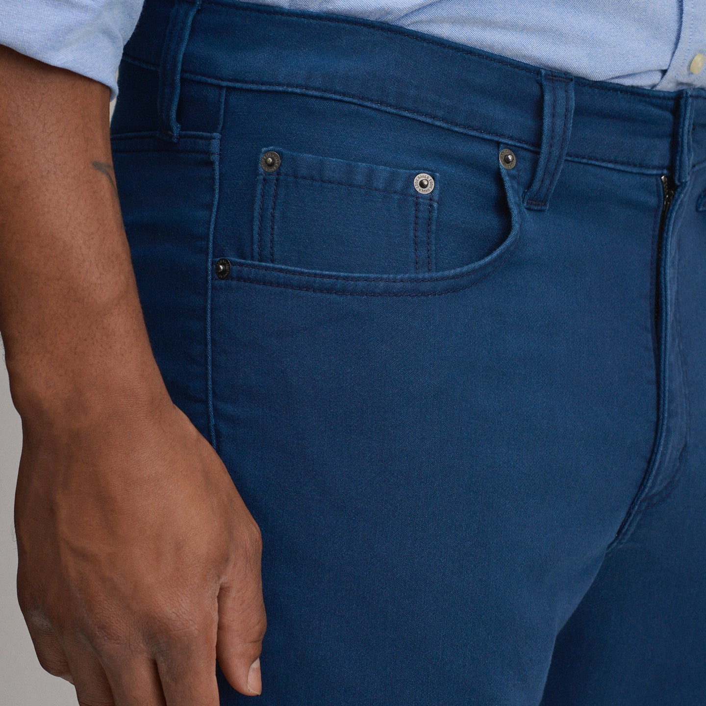 Stretch Terry 5PKT Pant-Brook-3