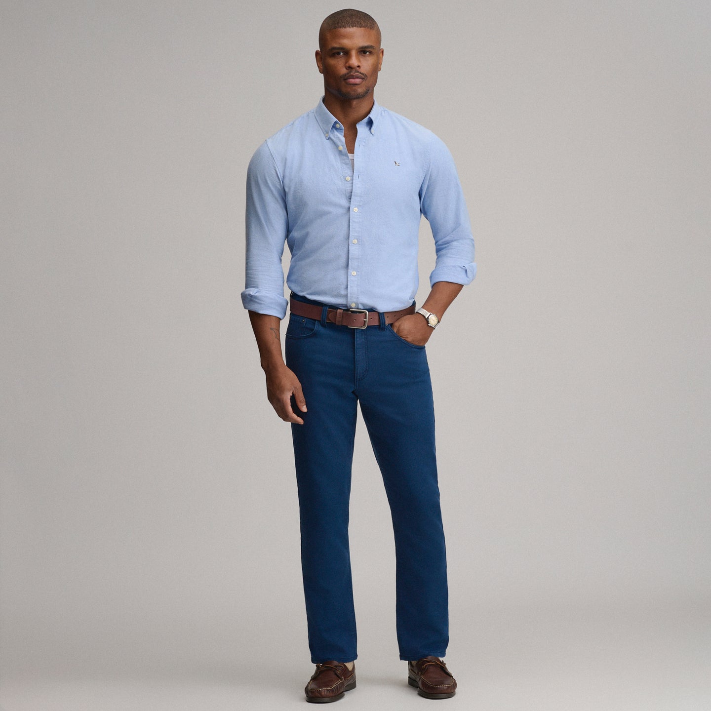 Stretch Terry 5PKT Pant-Brook-5