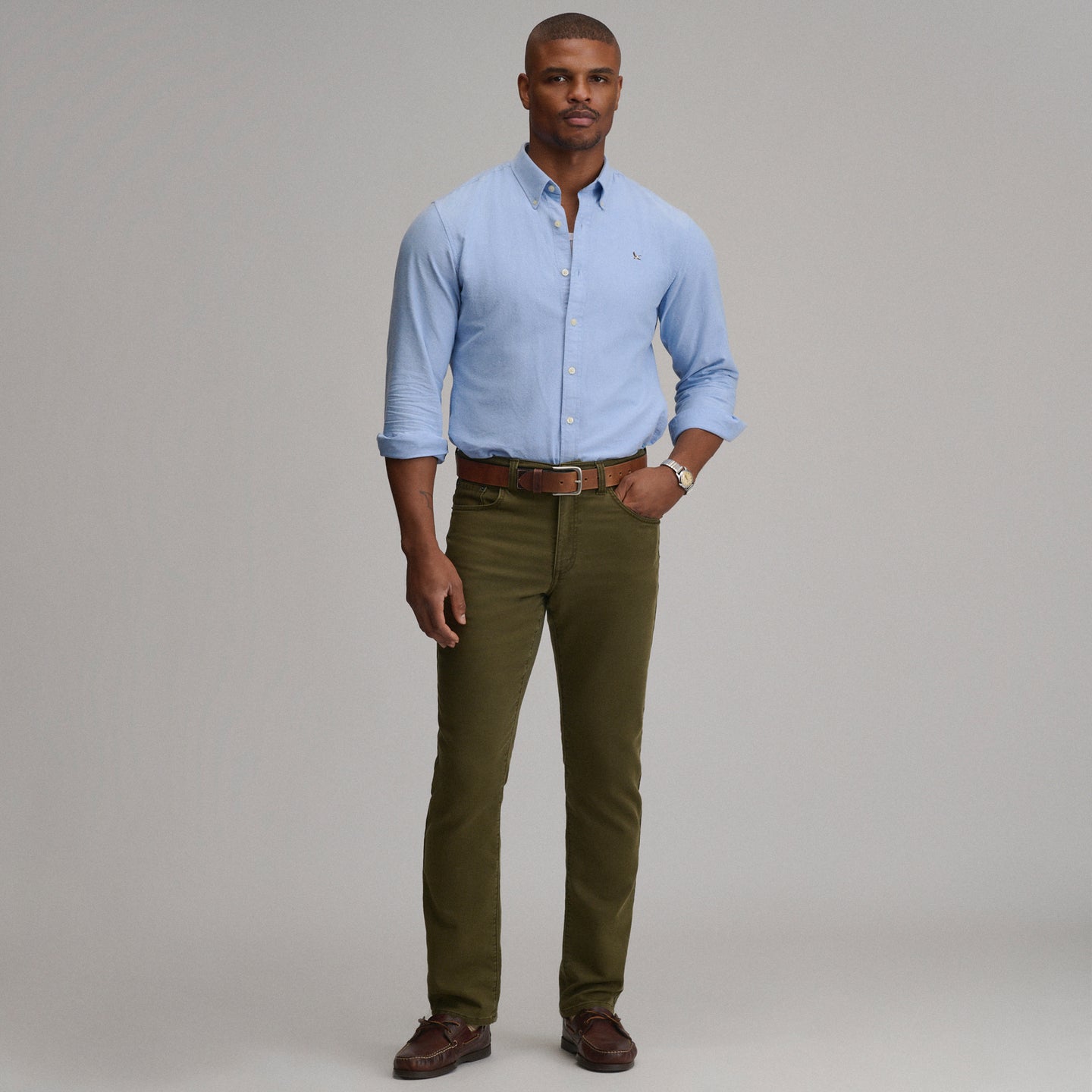 Stretch Terry 5PKT Pant-Deep Olive-10