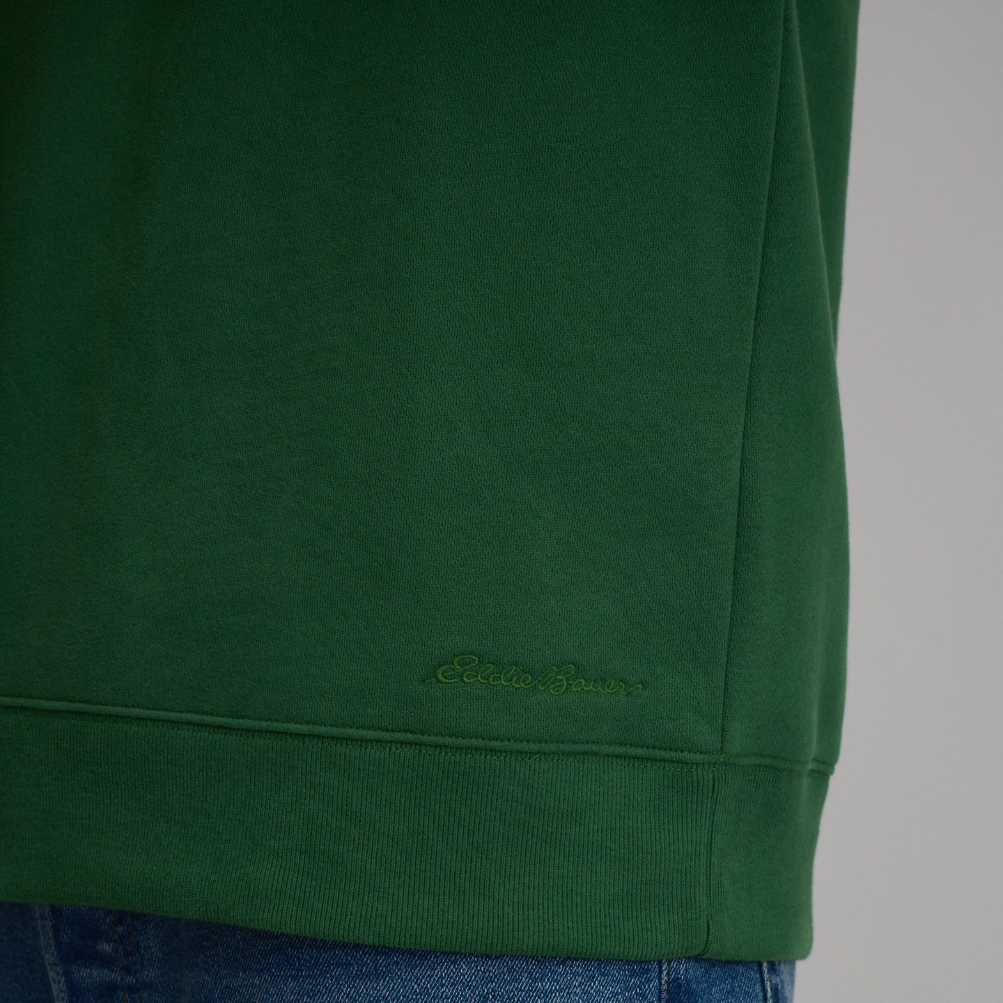 Men's Vintage Soft Crew Sweatshirt-Asparagus-4