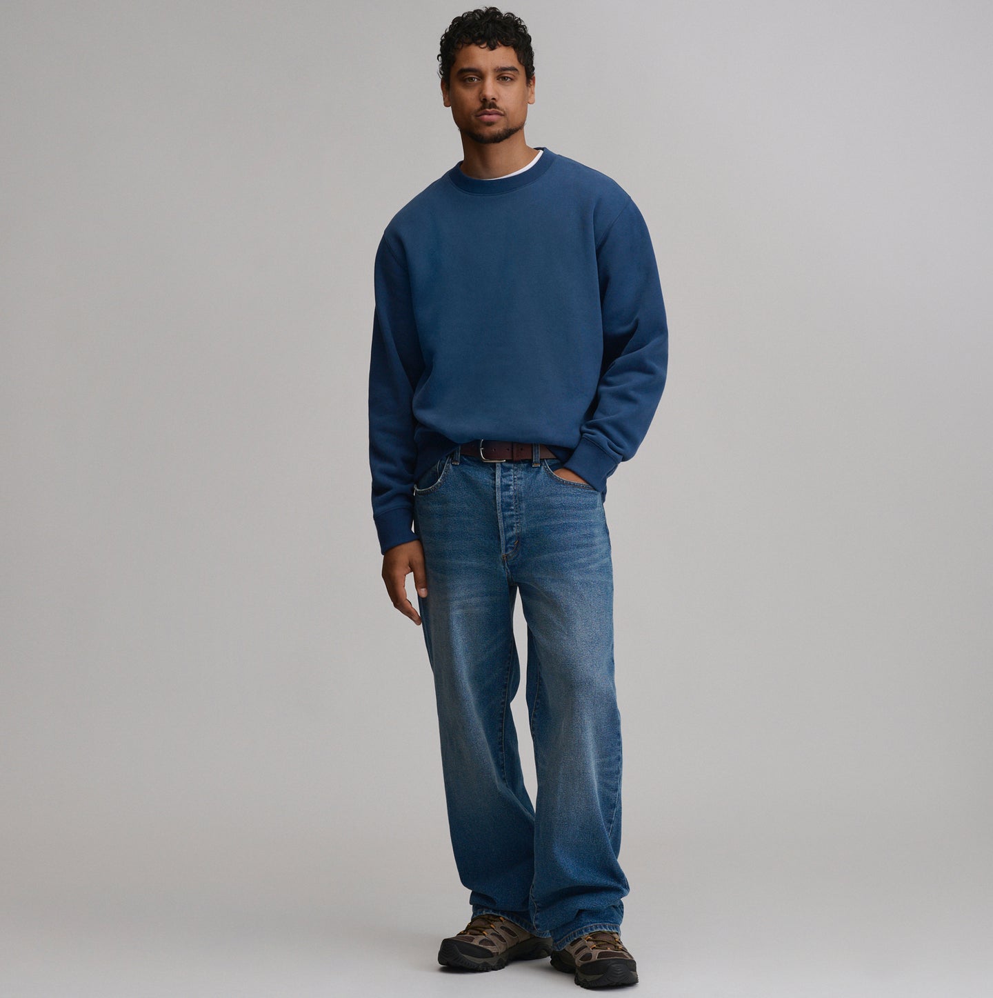 Men's Vintage Soft Crew Sweatshirt-Dusk-13