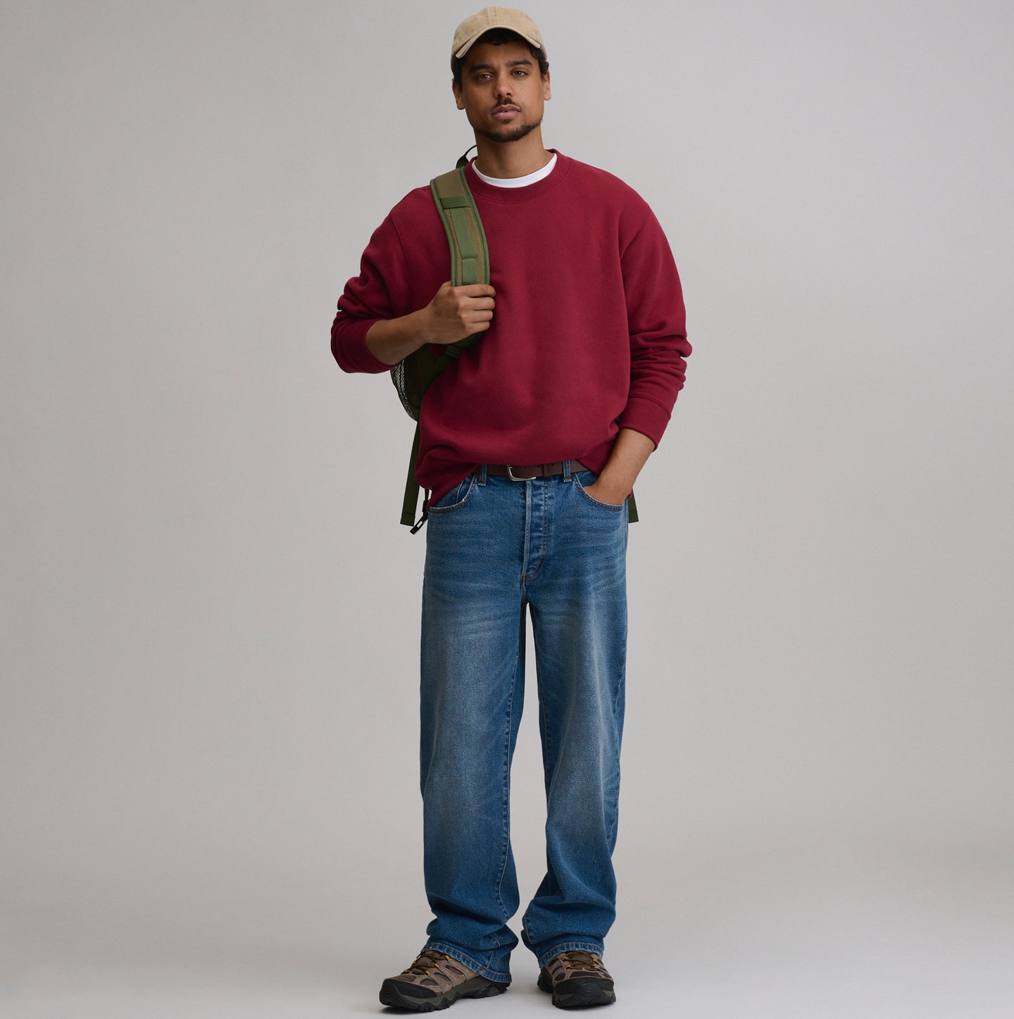 Men's Vintage Soft Crew Sweatshirt-Blossom-17
