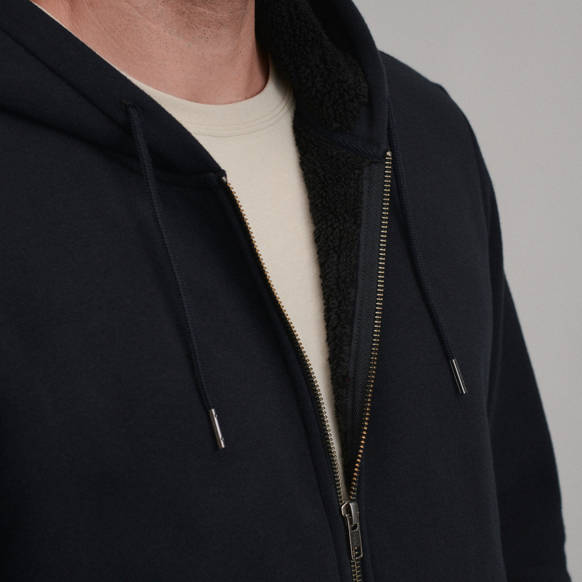 The Vintage Soft Lined FZ Sweatshirt-Black-3