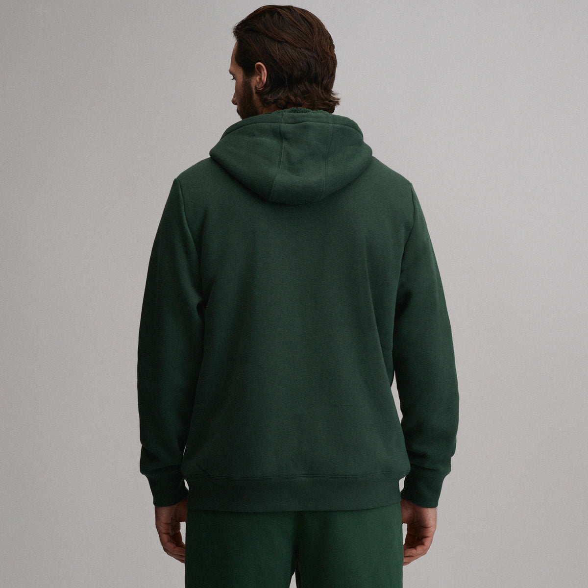 The Vintage Soft Lined FZ Sweatshirt-Dark Mint-14