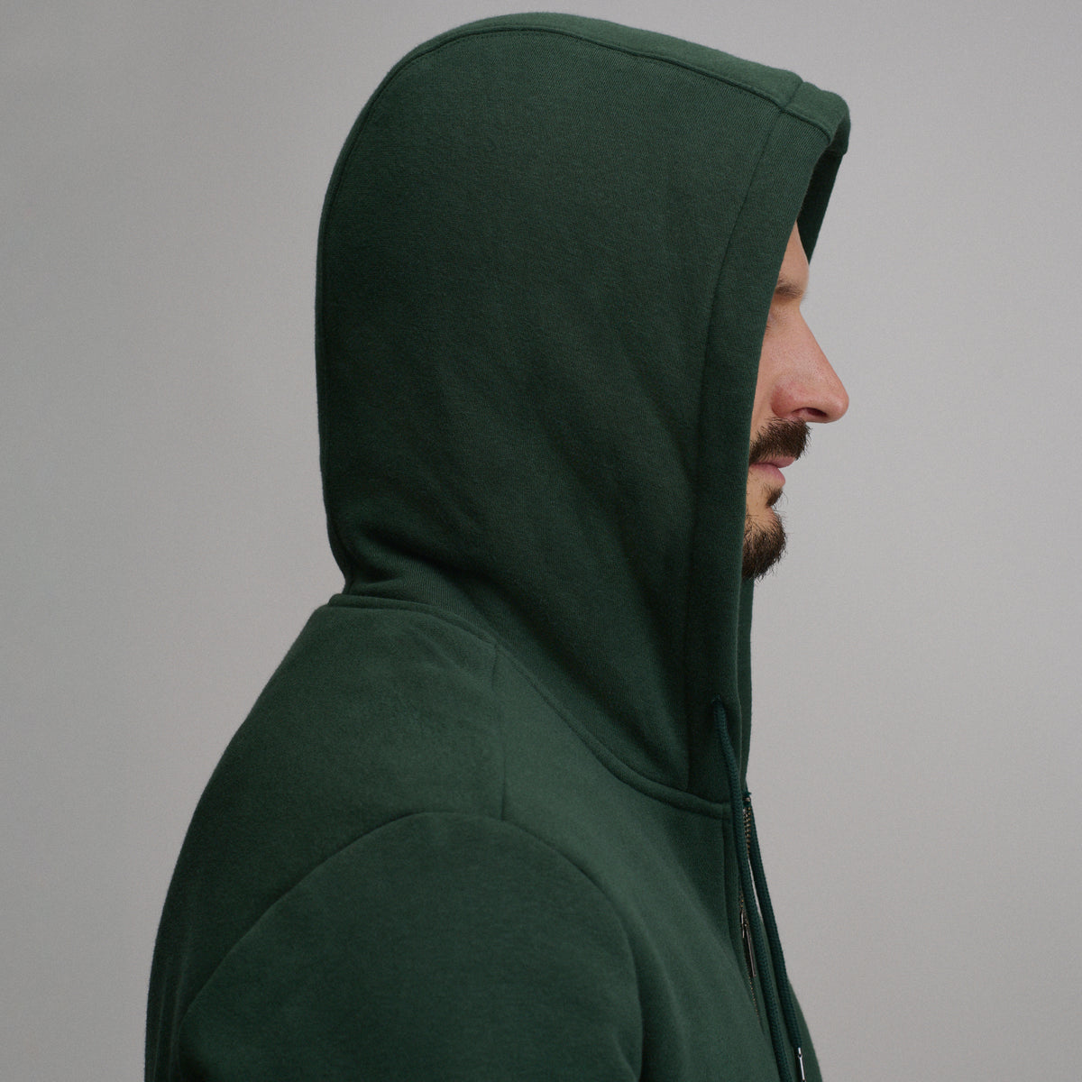 The Vintage Soft Lined FZ Sweatshirt-Dark Mint-16