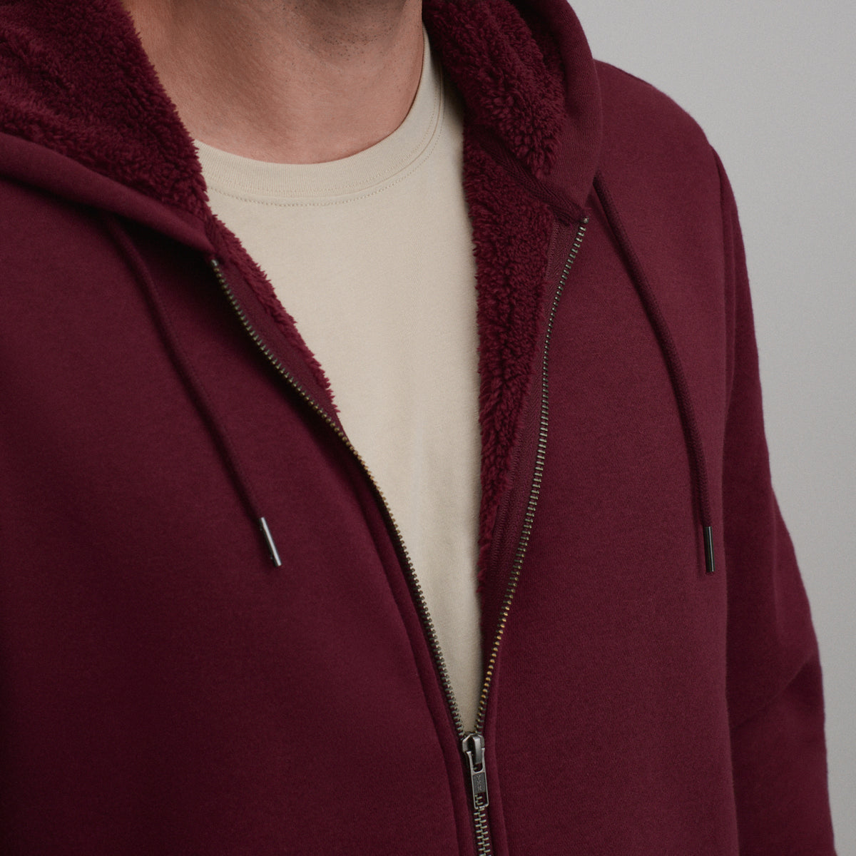 The Vintage Soft Lined FZ Sweatshirt-Dark Violet-21