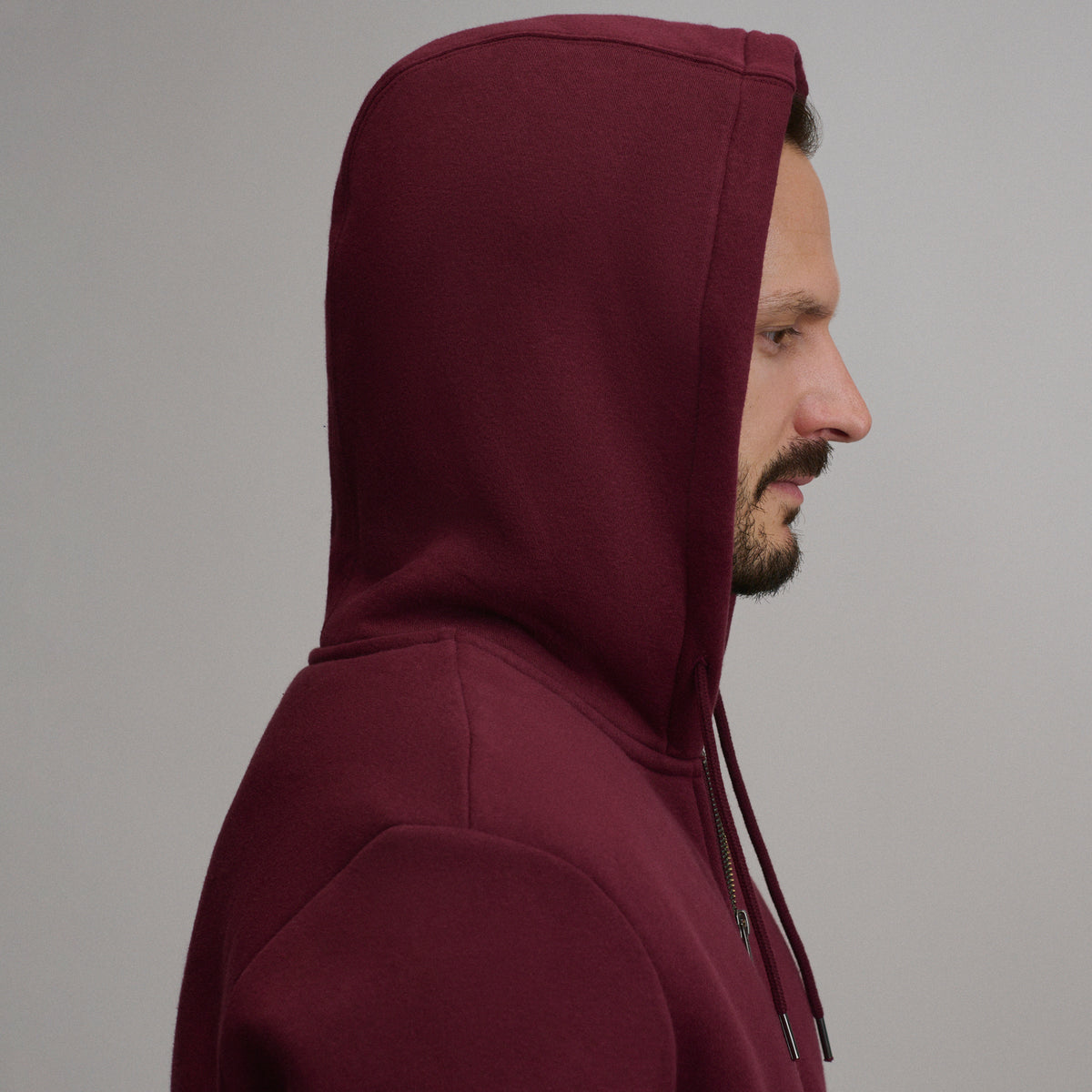 The Vintage Soft Lined FZ Sweatshirt-Dark Violet-22