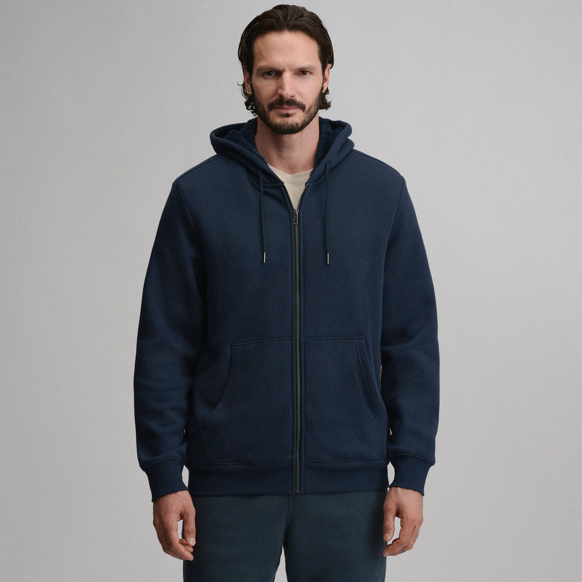 The Vintage Soft Lined FZ Sweatshirt-Storm-31