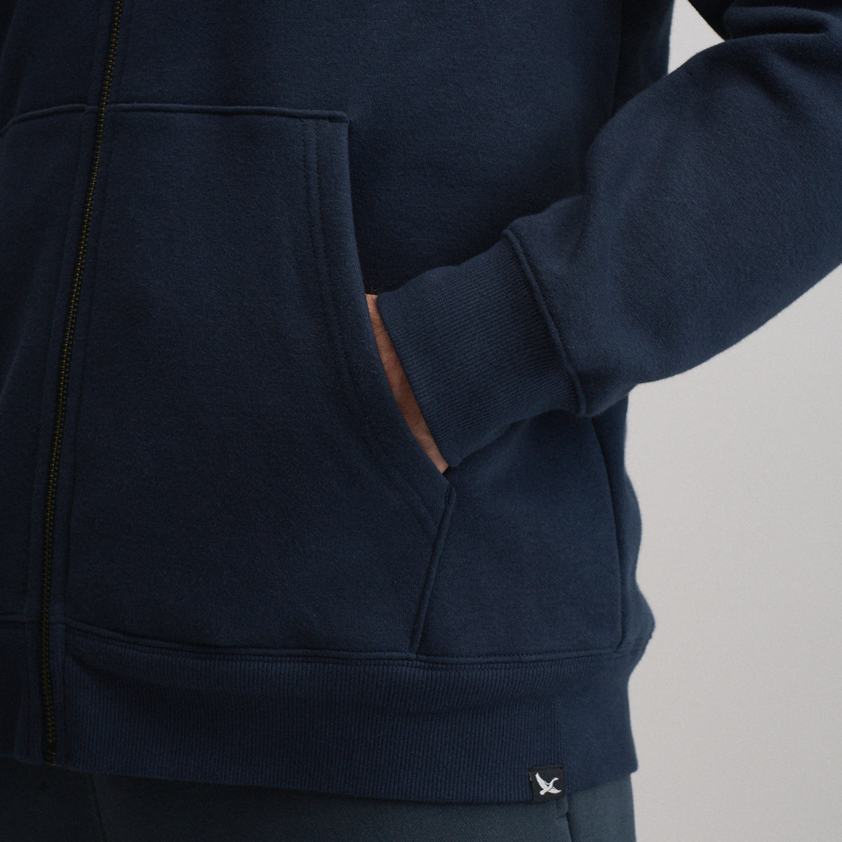 The Vintage Soft Lined FZ Sweatshirt-Storm-35