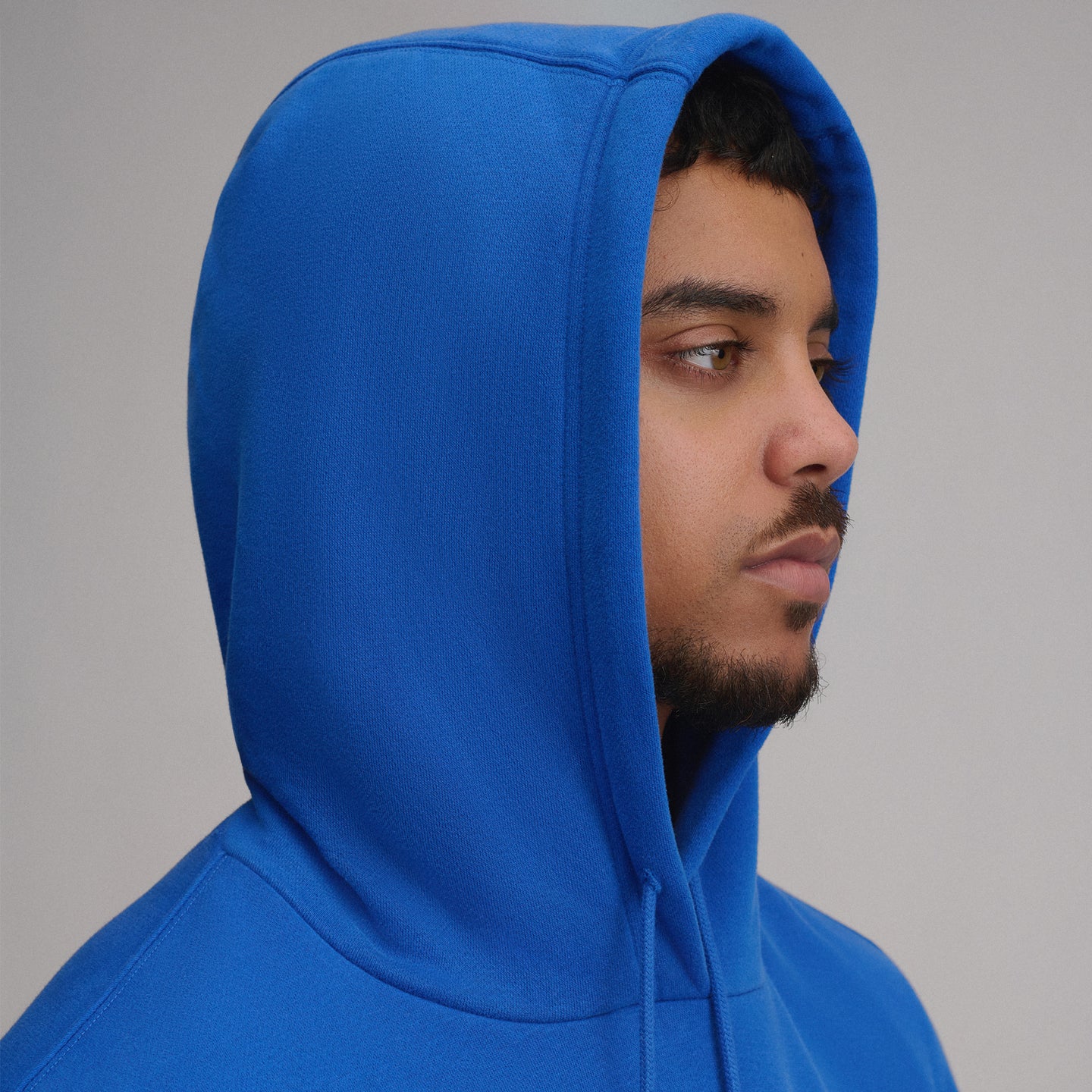 Men's Vintage Soft Pullover Hoodie-Brilliant Blue-4