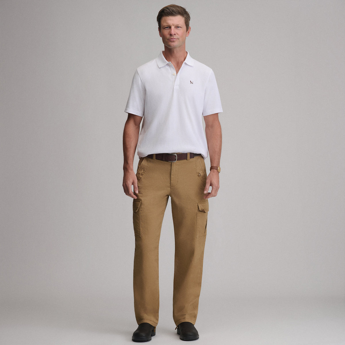 Men's Utility Cargo Pants-Camel-4