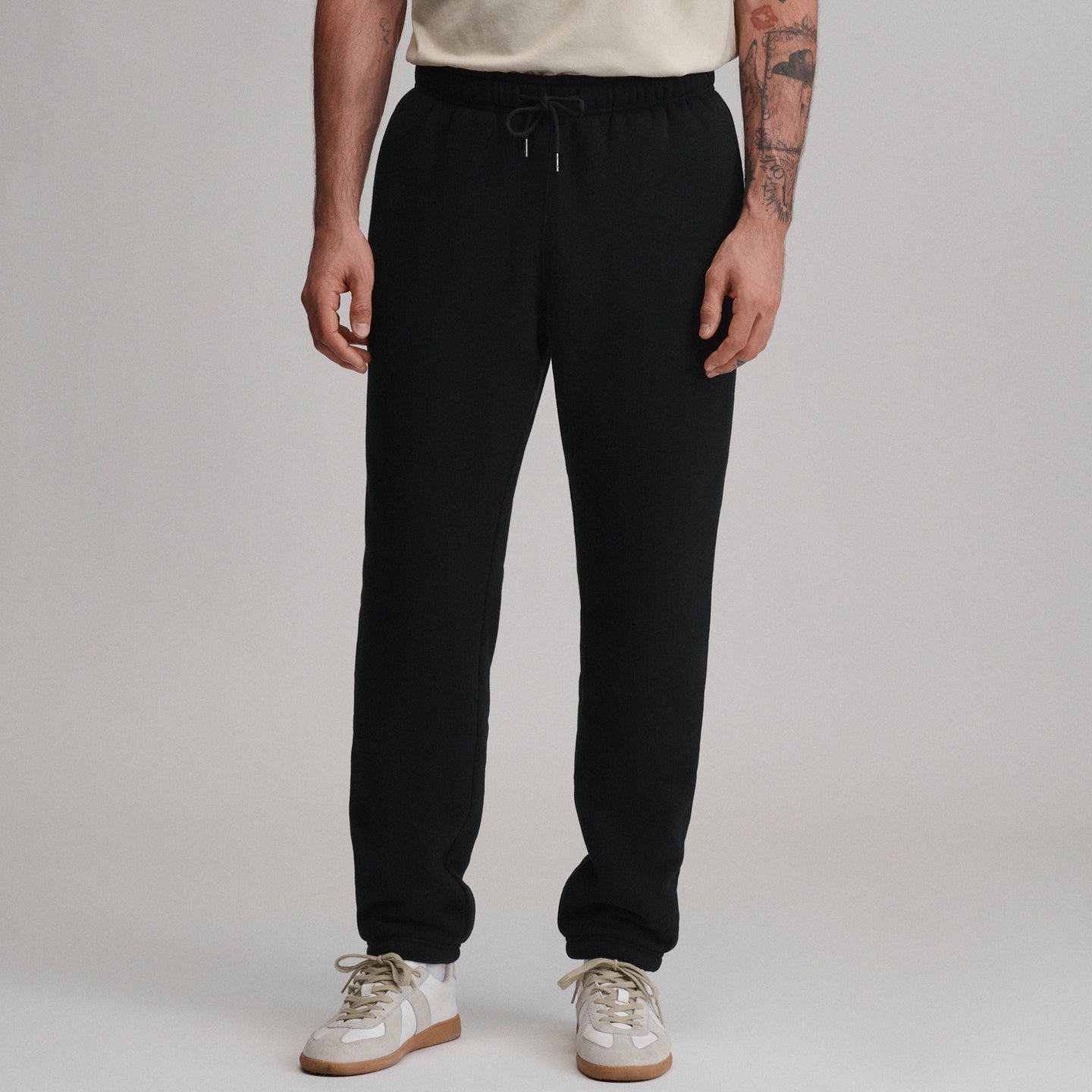 The Vintage Soft Lined Sweatpant-Black-1