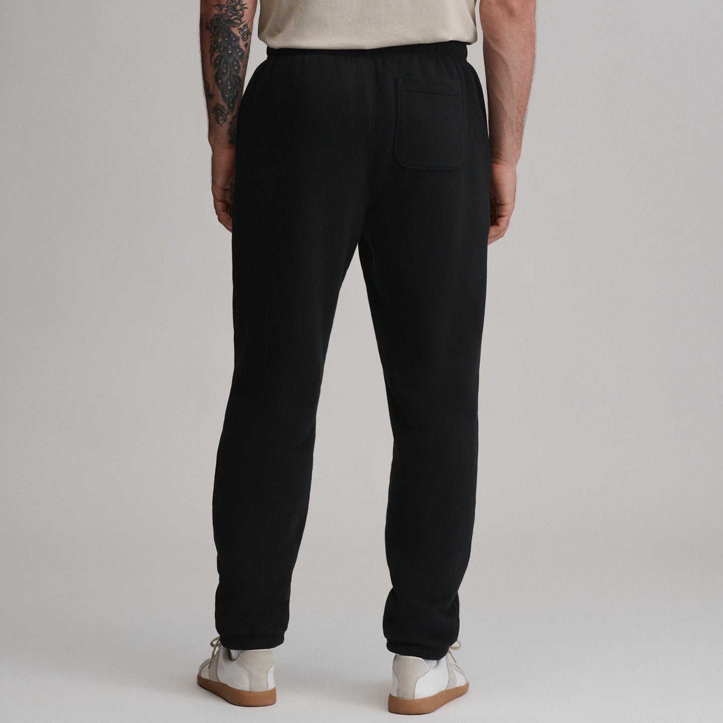 The Vintage Soft Lined Sweatpant-Black-2