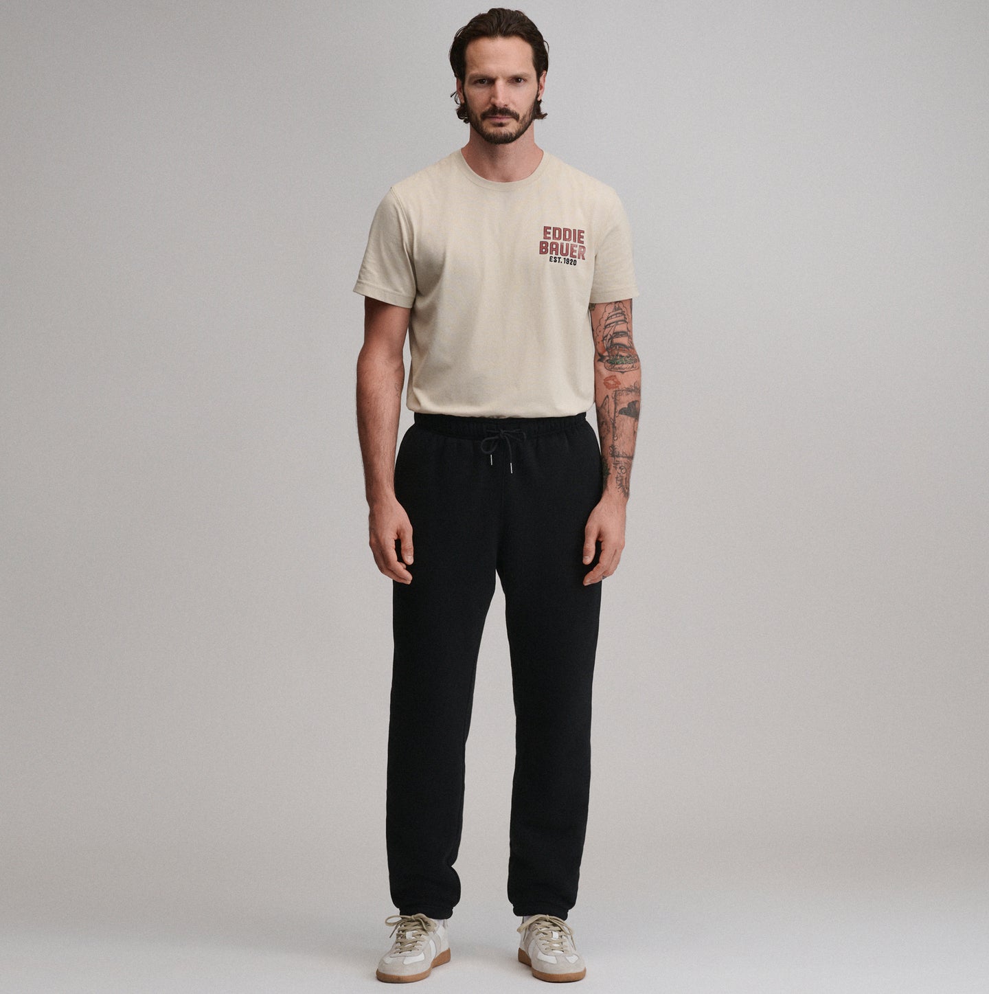 The Vintage Soft Lined Sweatpant-Black-4
