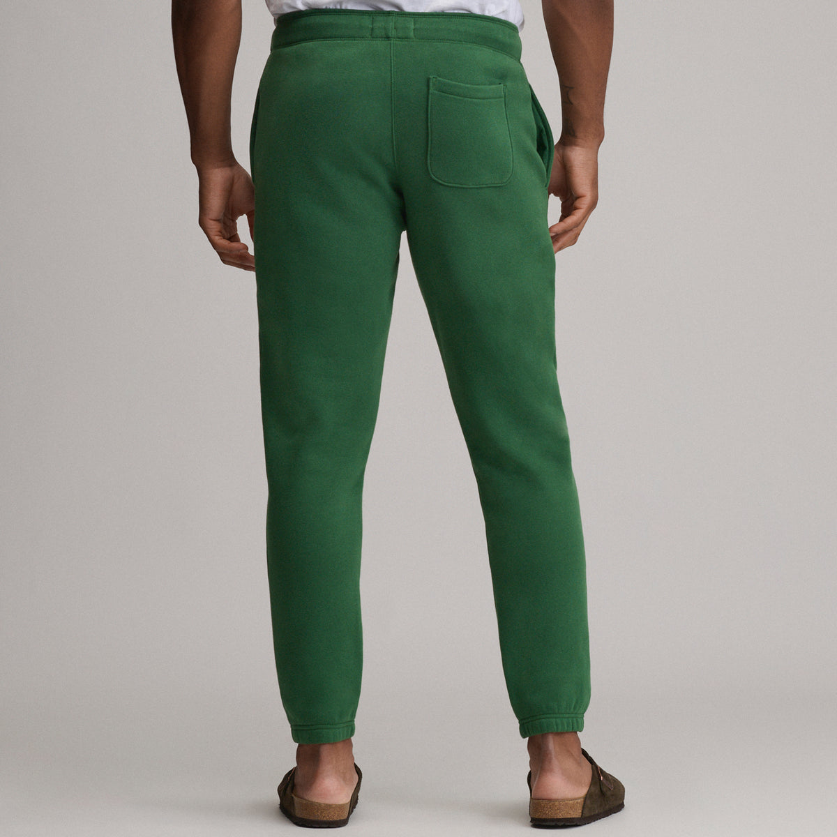 Men's Vintage Soft Classic Fit Jogger Sweatpants-Asparagus-F1