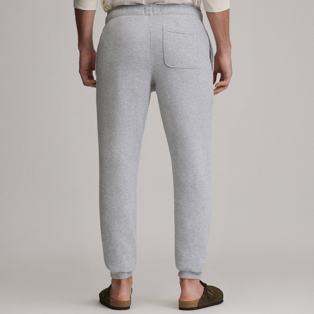 Men's Vintage Soft Classic Fit Jogger Sweatpants-Htr Gray-20