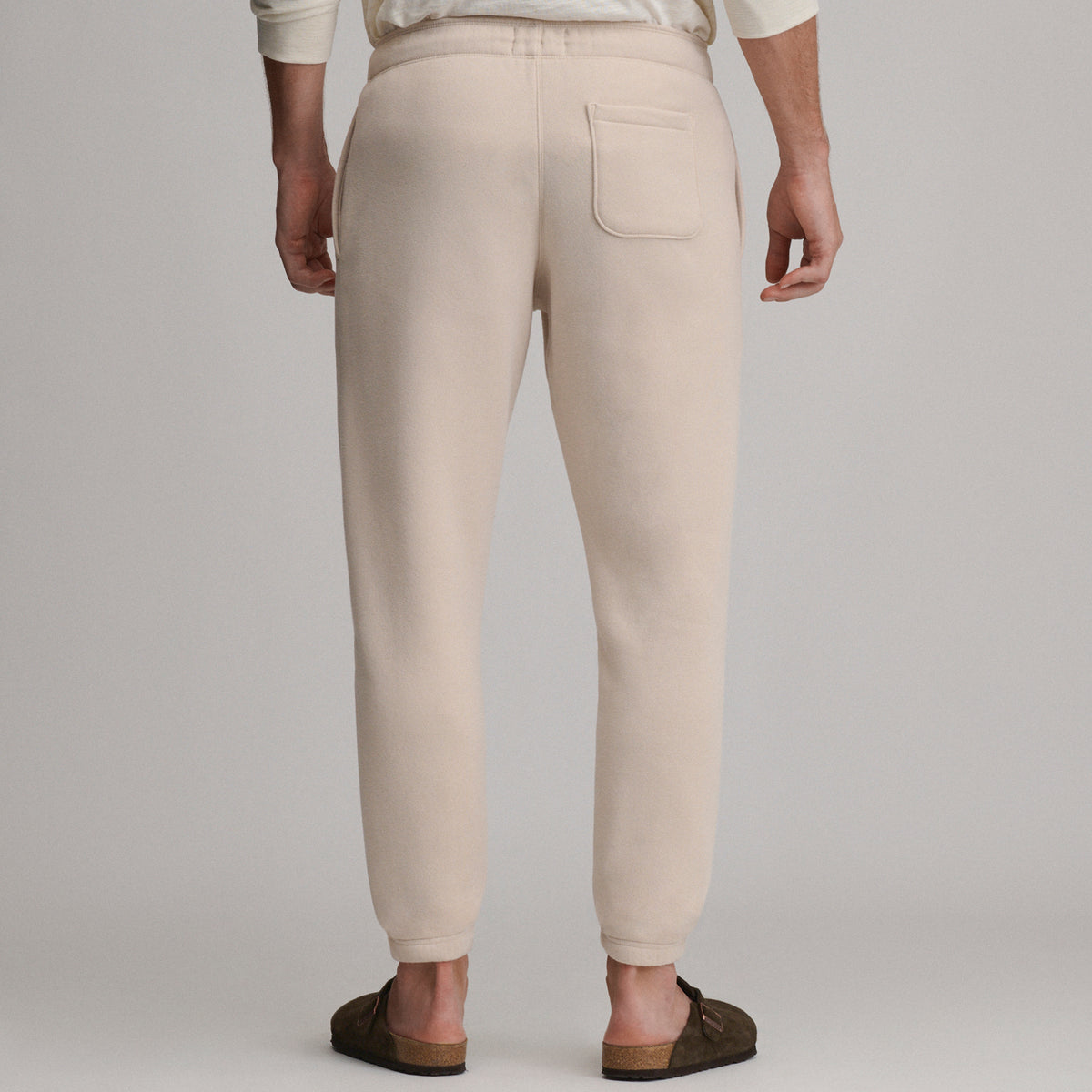 Men's Vintage Soft Classic Fit Jogger Sweatpants-Jute-24