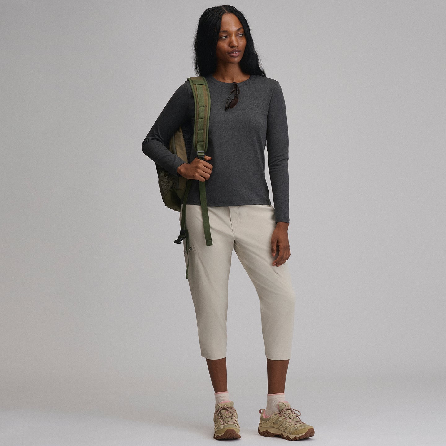 Train Ascent LS Crew-Carbon-8