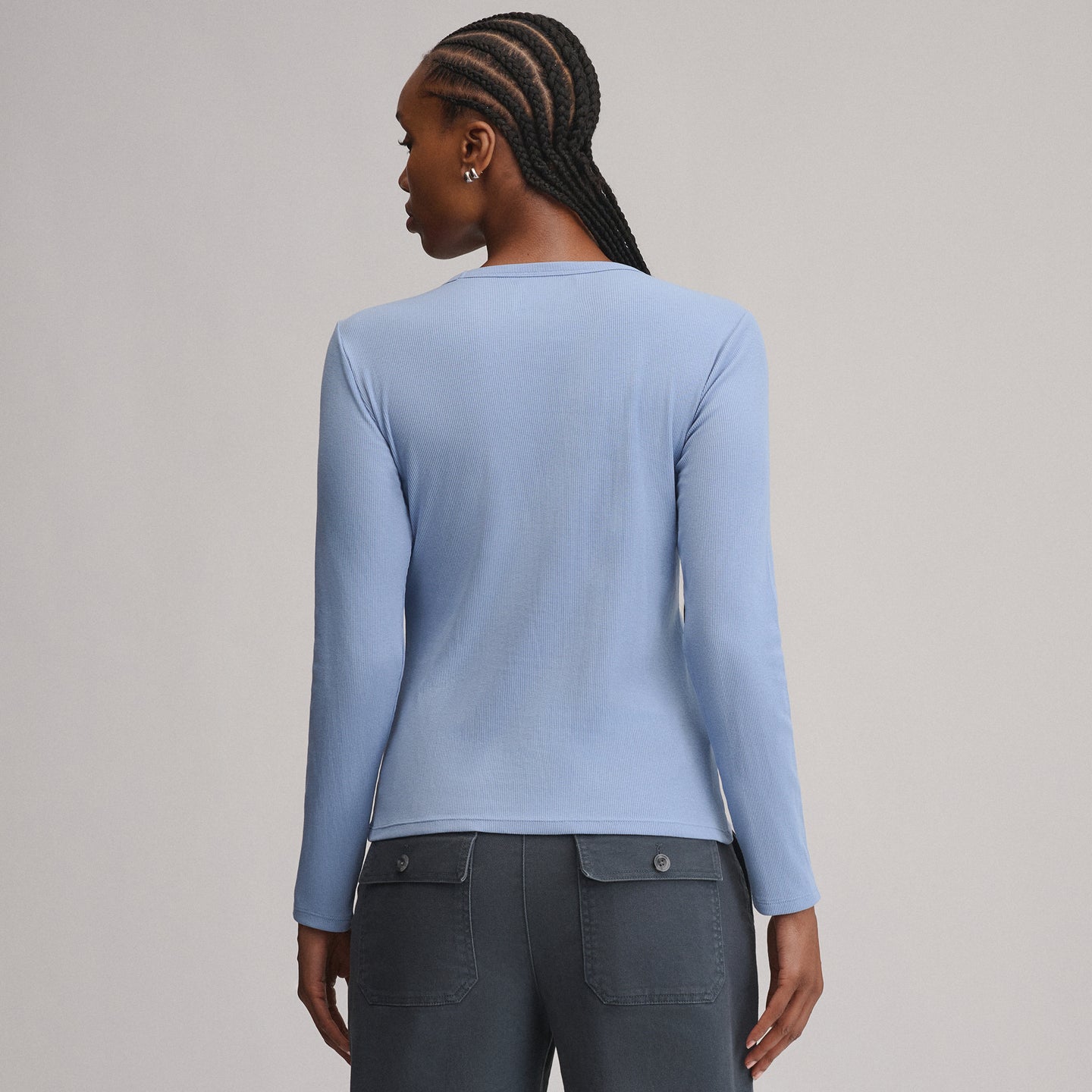 Women's Softline Rib Long-Sleeve Crew-Cascade-10