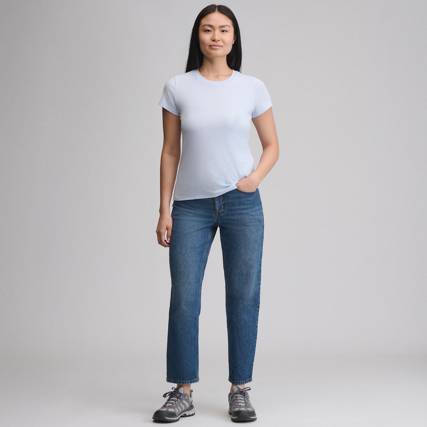 Women's Everyday Short-Sleeve Crewneck T-Shirt-Ice-42