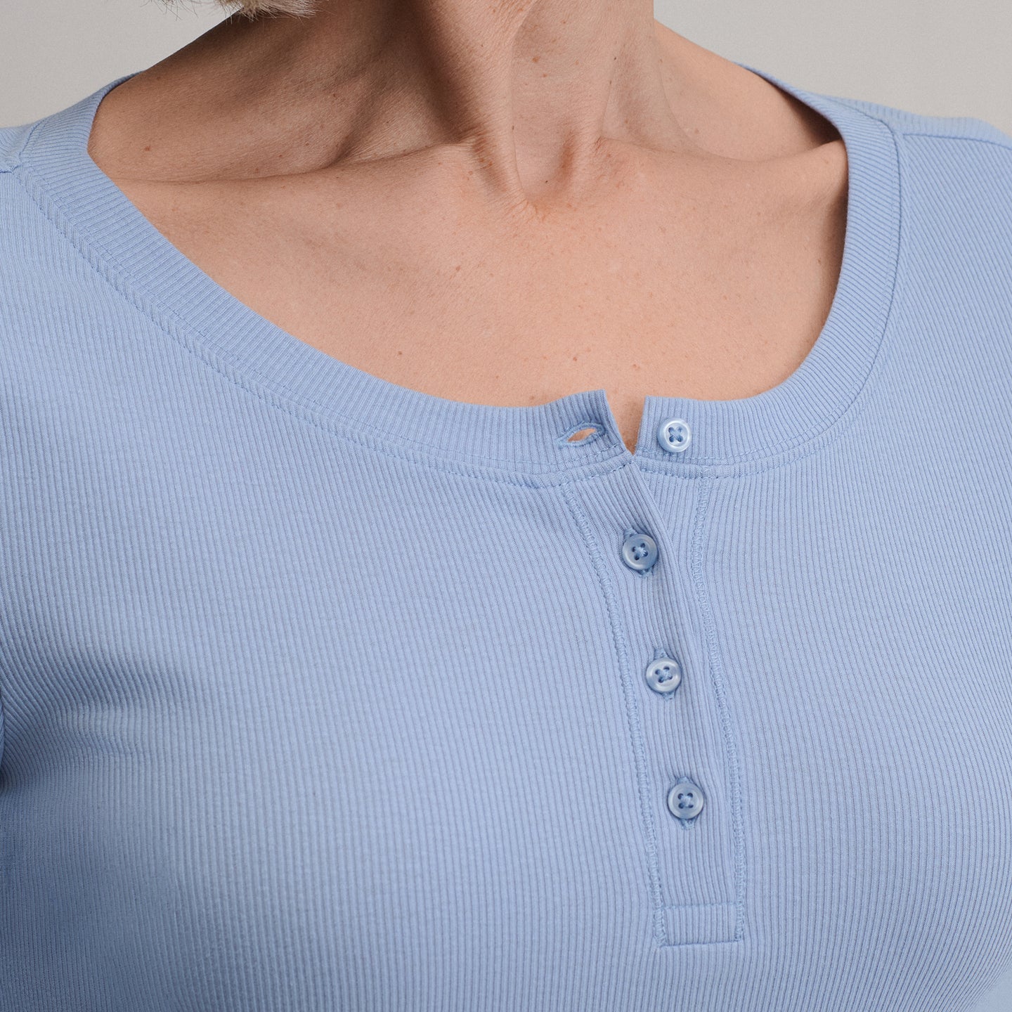Women's Softline Rib Long-Sleeve Henley-Cascade-11