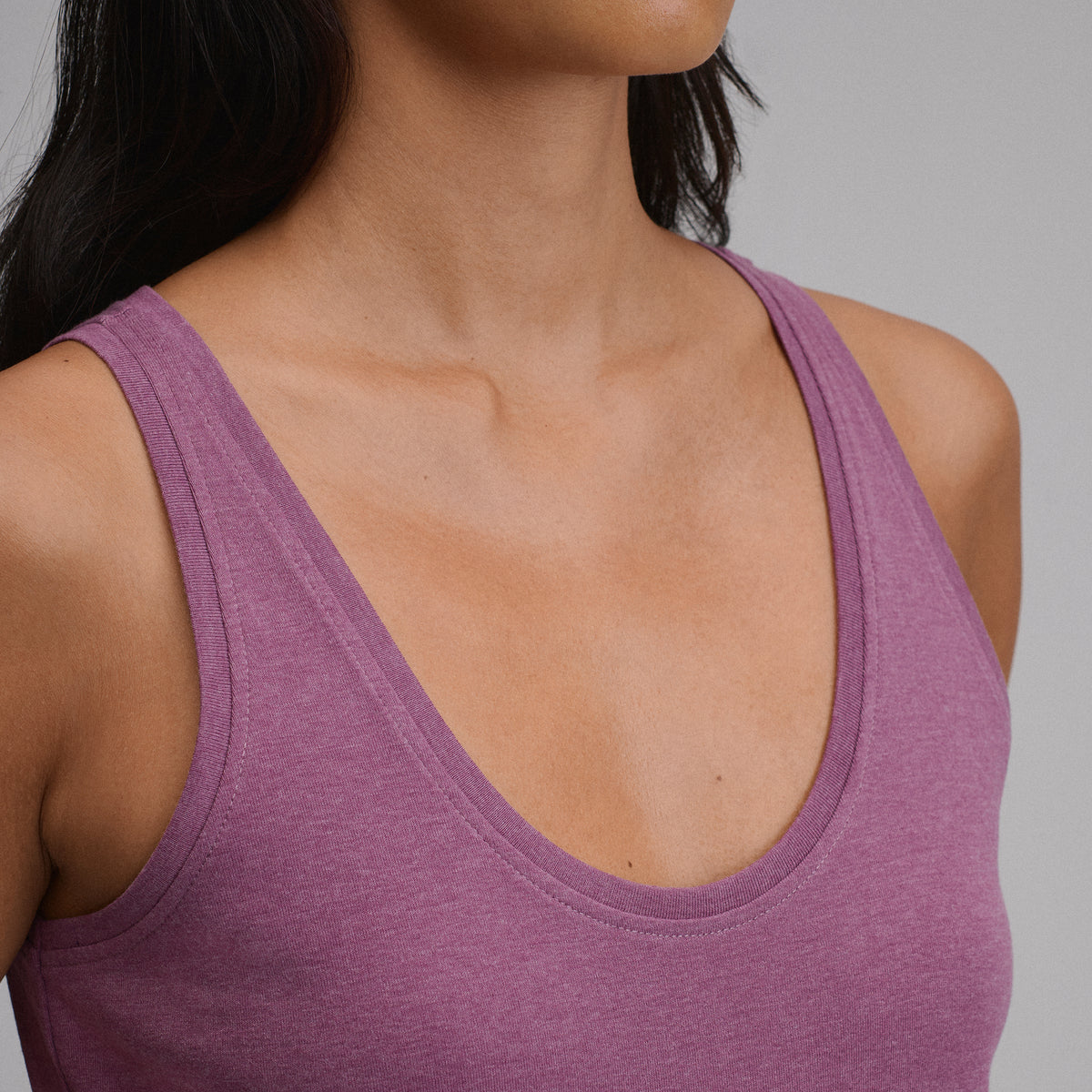 Women's Everyday Scoop-Neck Tank-Deep Wisteria-33