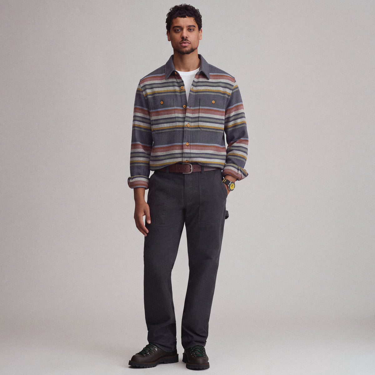 Men's Dawn Patrol Long-Sleeve Shirt-Dusk-4
