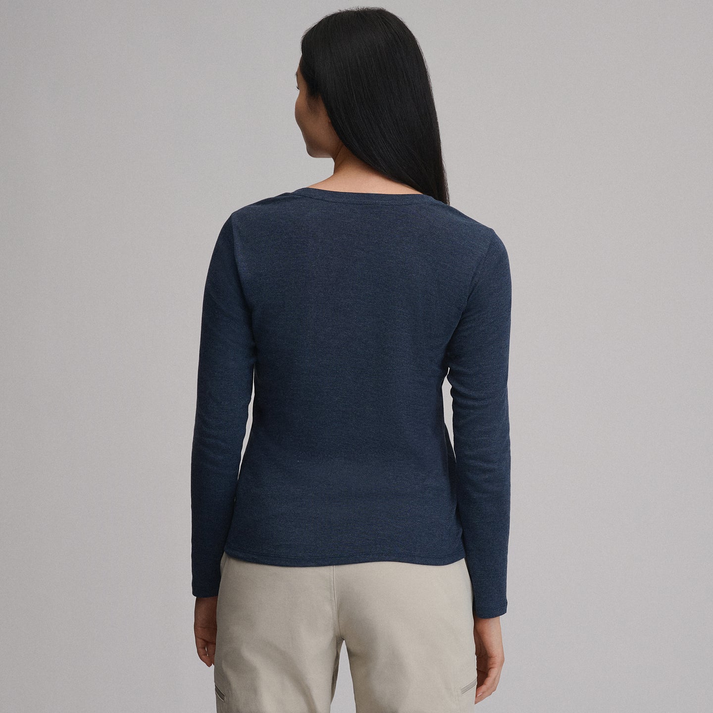 Women's Everyday Long-Sleeve Crewneck T-Shirt-Brook-2