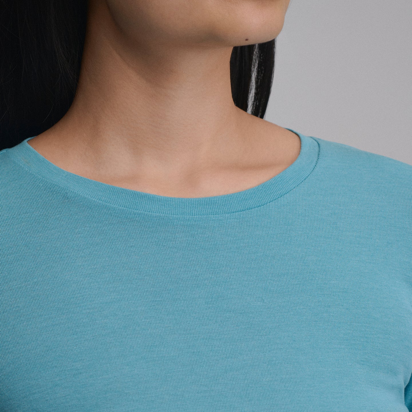 Women's Everyday Long-Sleeve Crewneck T-Shirt-Sea Spray-45