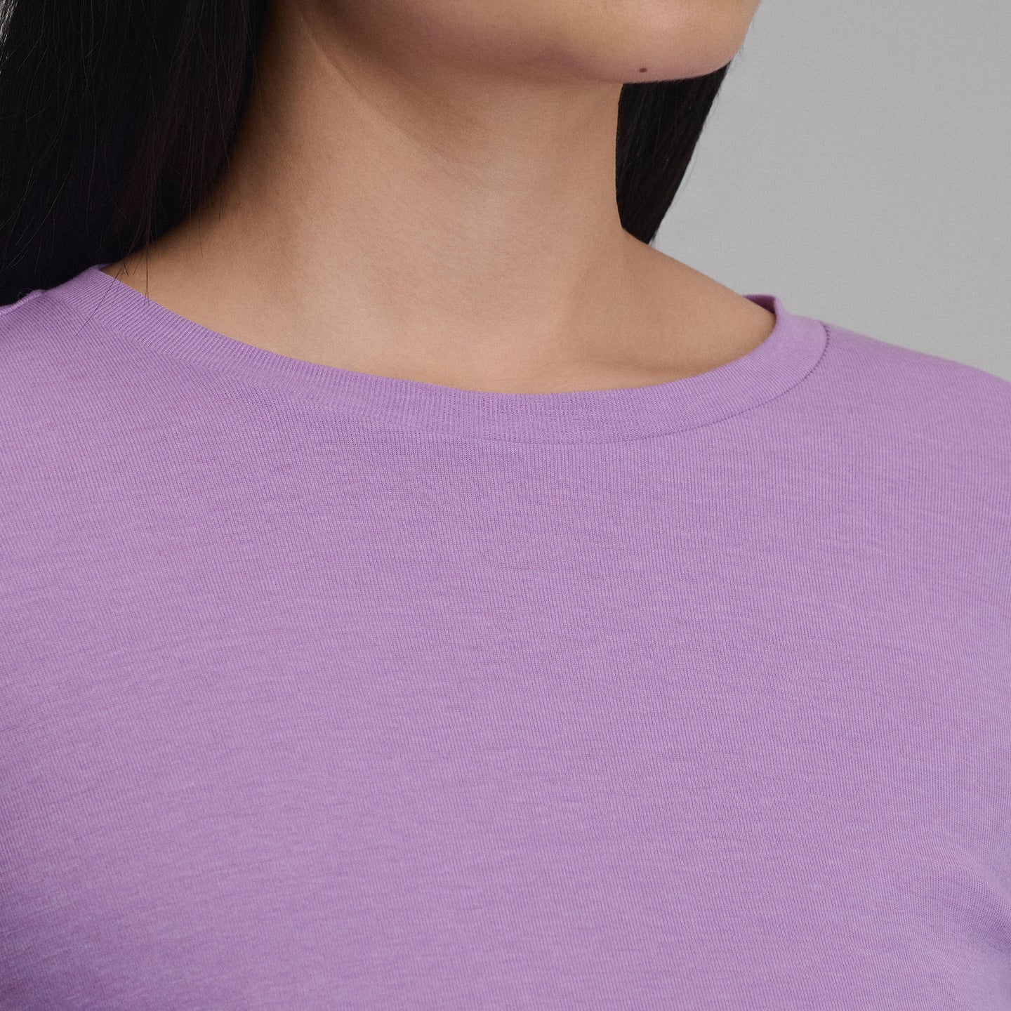 Women's Everyday Long-Sleeve Crewneck T-Shirt-Sugar Plum-53