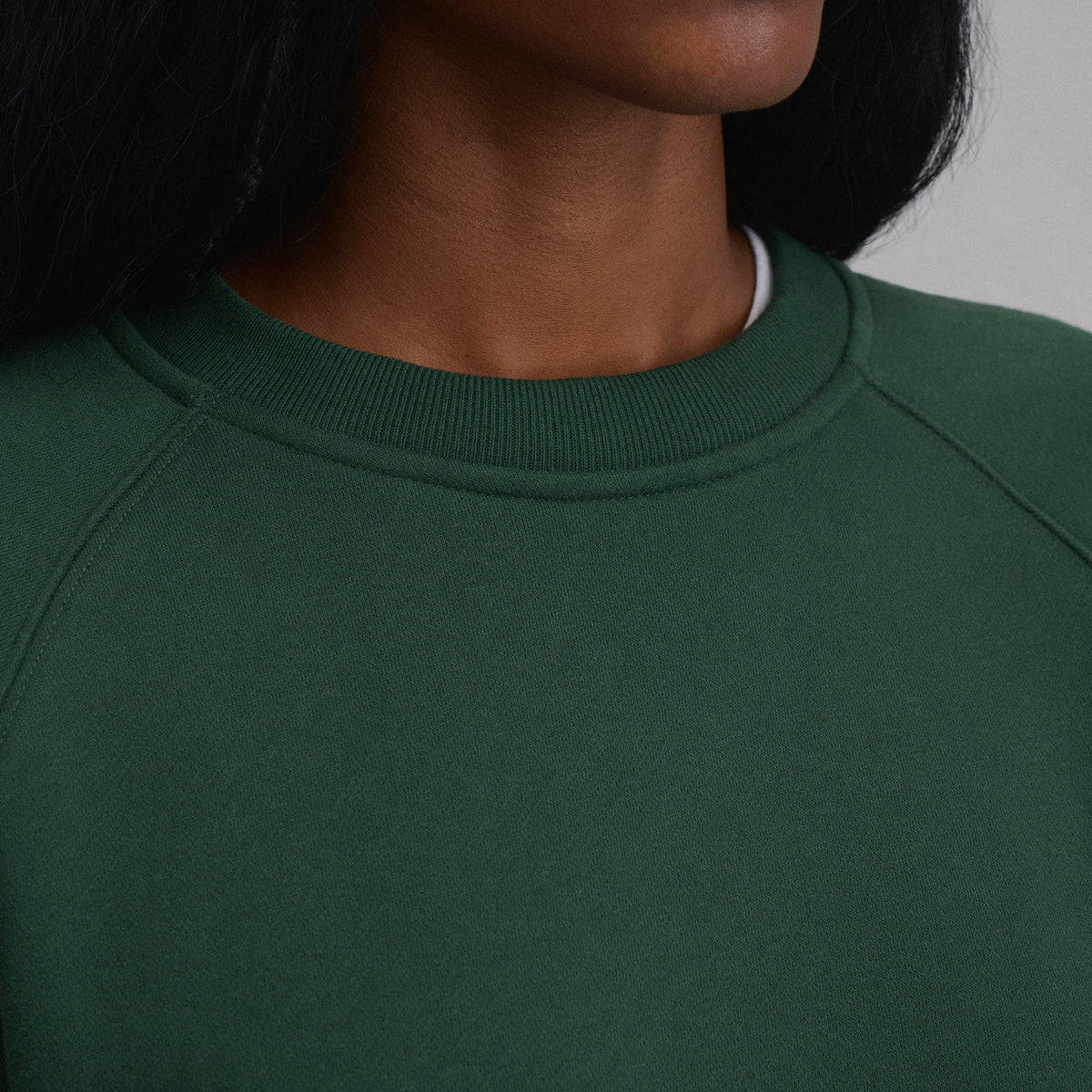 Women's Vintage Soft Crew Sweatshirt-Dark Mint-Regular-P2