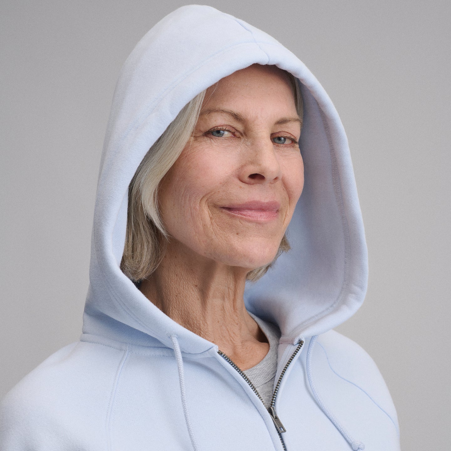 Women's Vintage Soft Full-Zip Hoodie-Ice-4