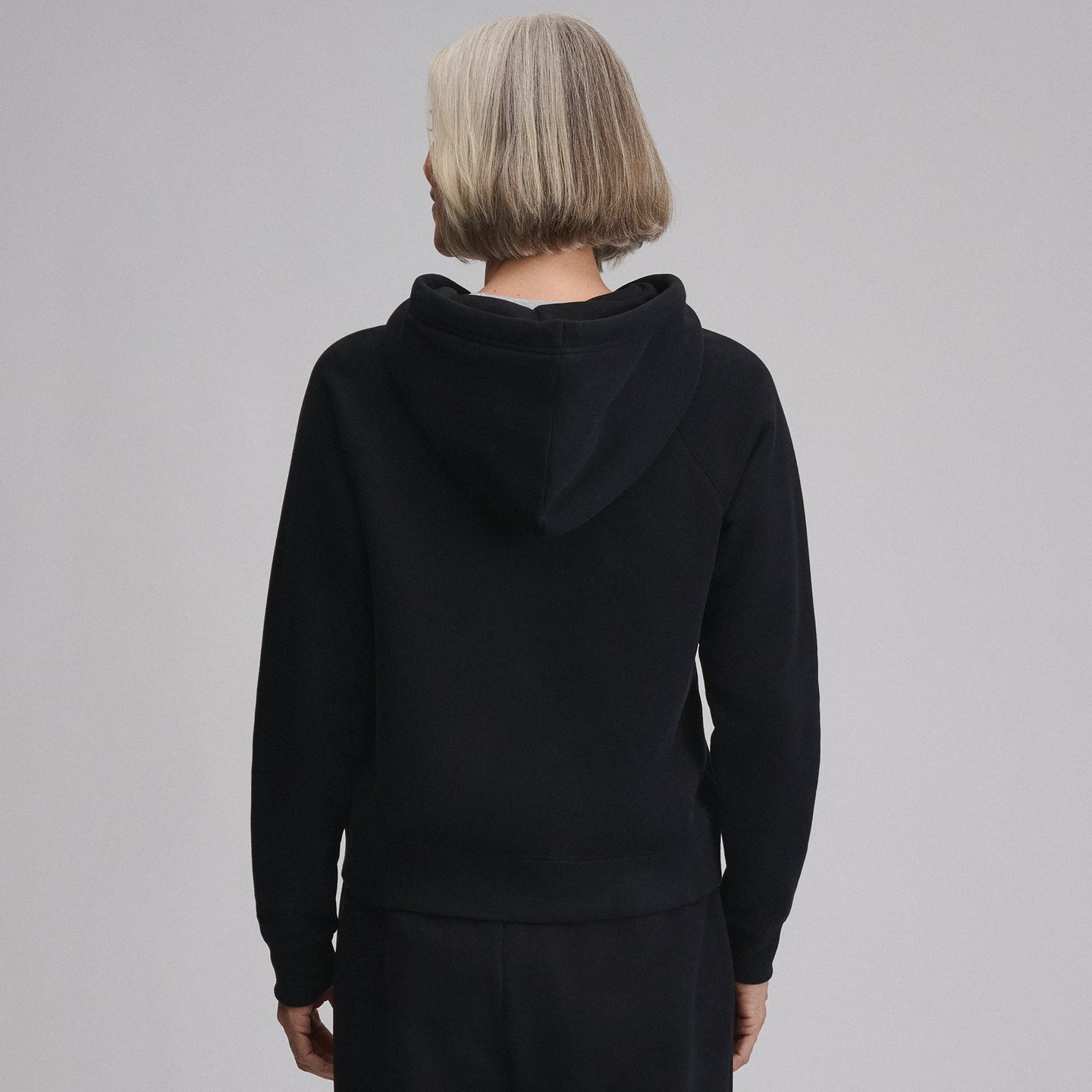 Women's Vintage Soft Full-Zip Hoodie-Black-7