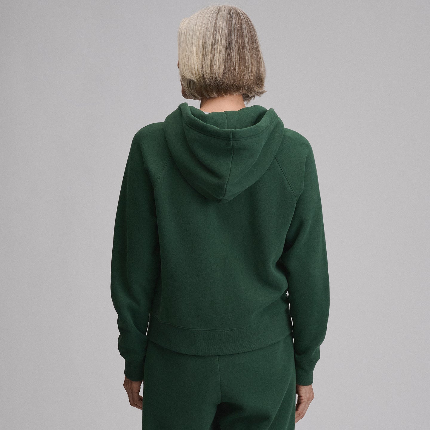 Women's Vintage Soft Full-Zip Hoodie-Dark Mint-11