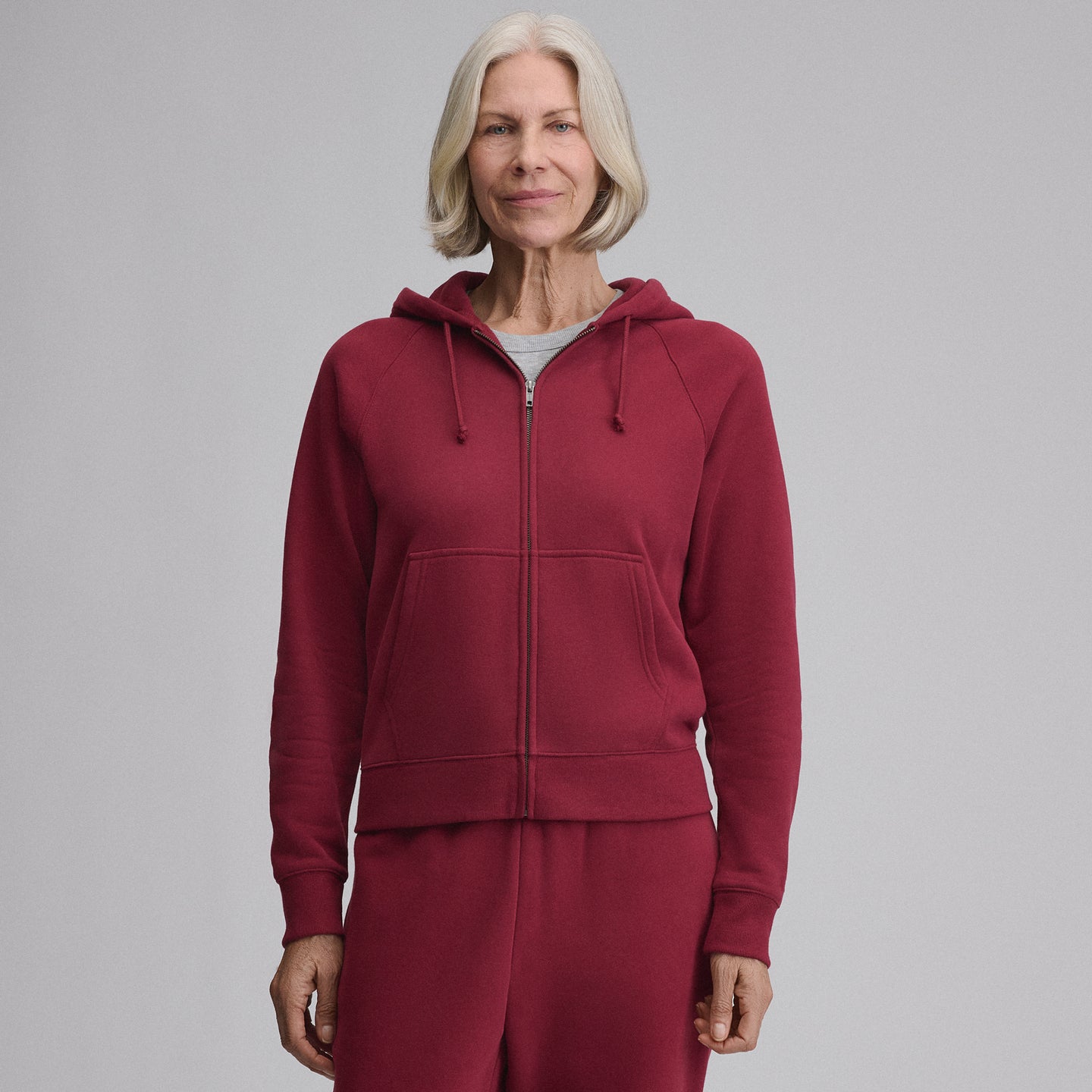 Women's Vintage Soft Full-Zip Hoodie-Blossom-20