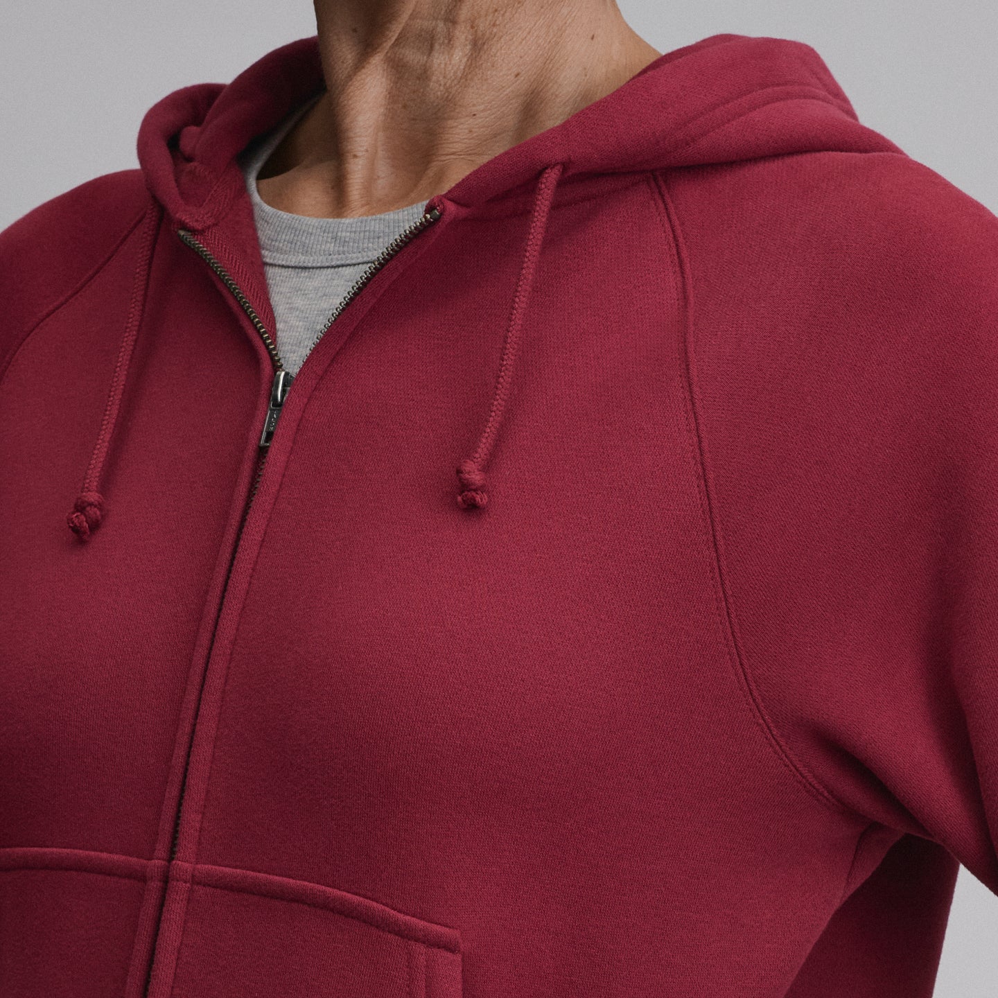 Women's Vintage Soft Full-Zip Hoodie-Blossom-22